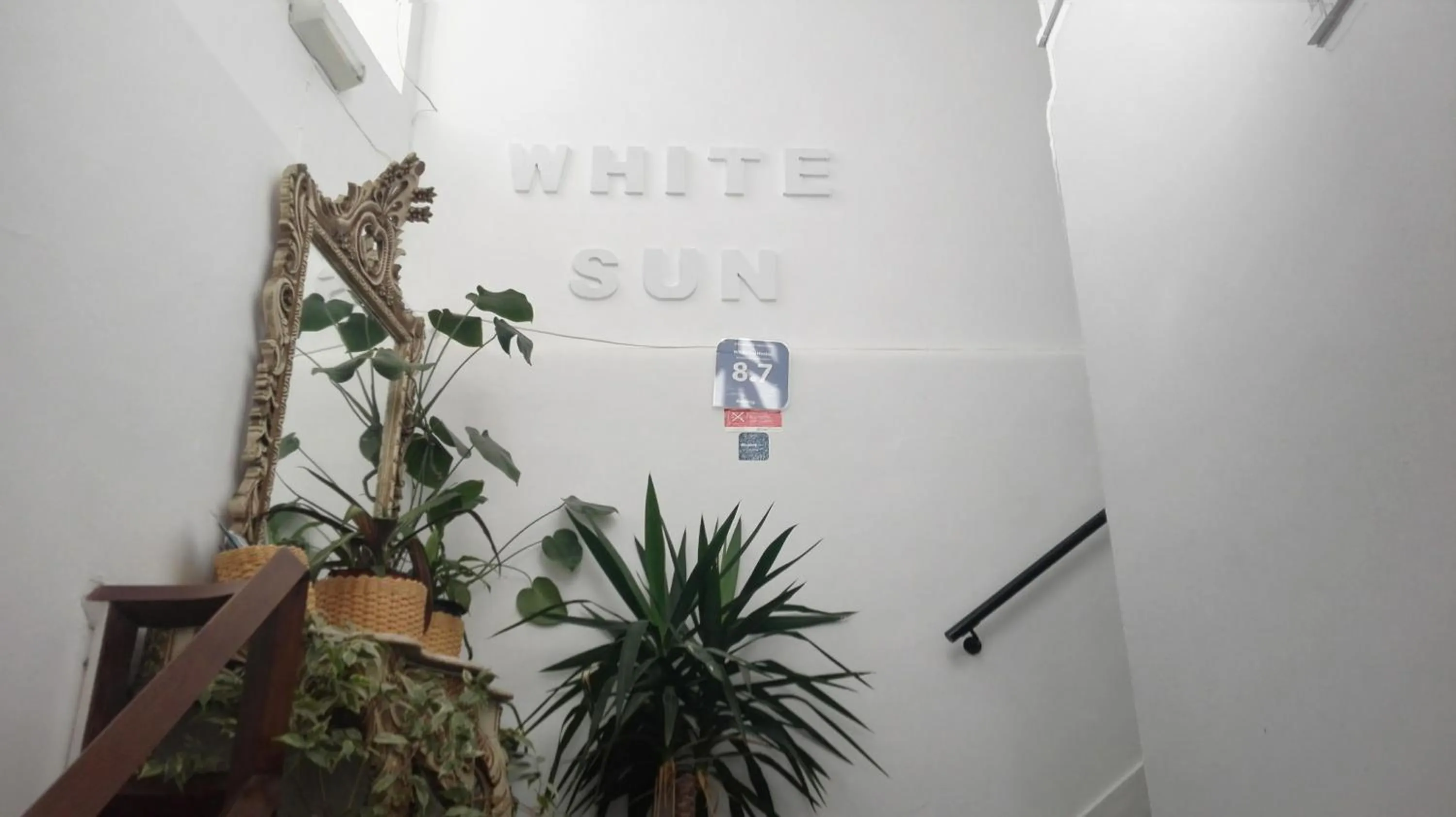 Lobby or reception in White Sun Hostel