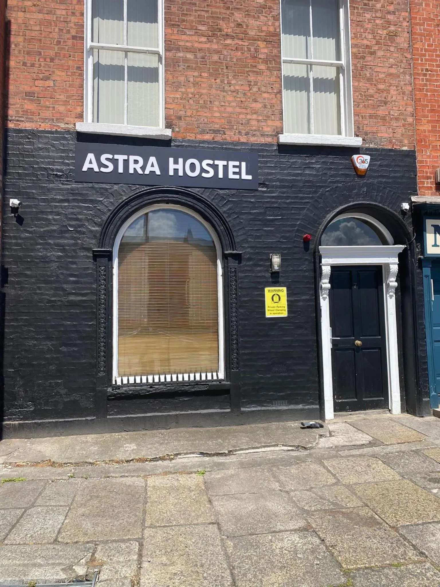 Property building in Astra Hostel