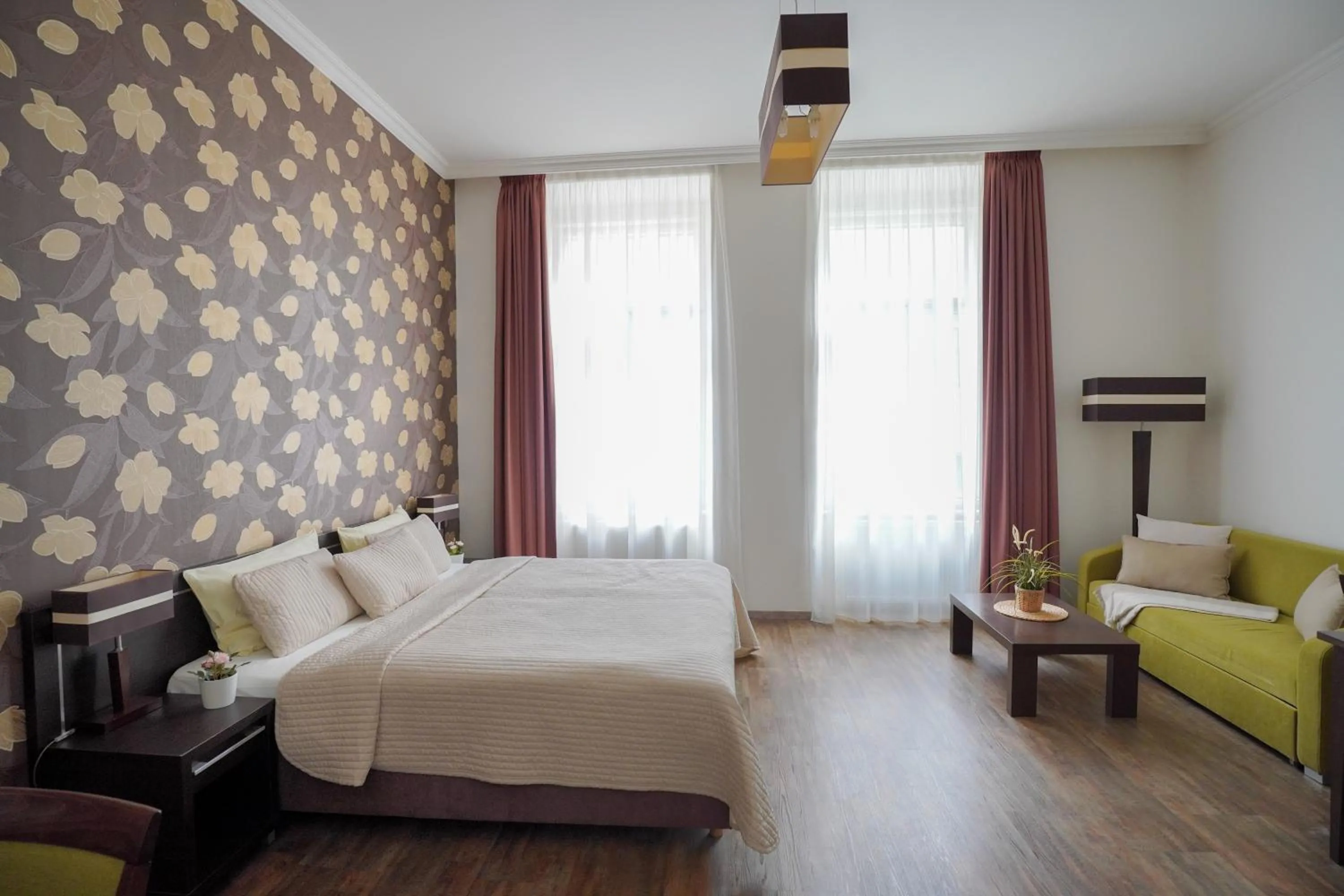 Bedroom, Bed in Elegant & Stylish Center Apartments!