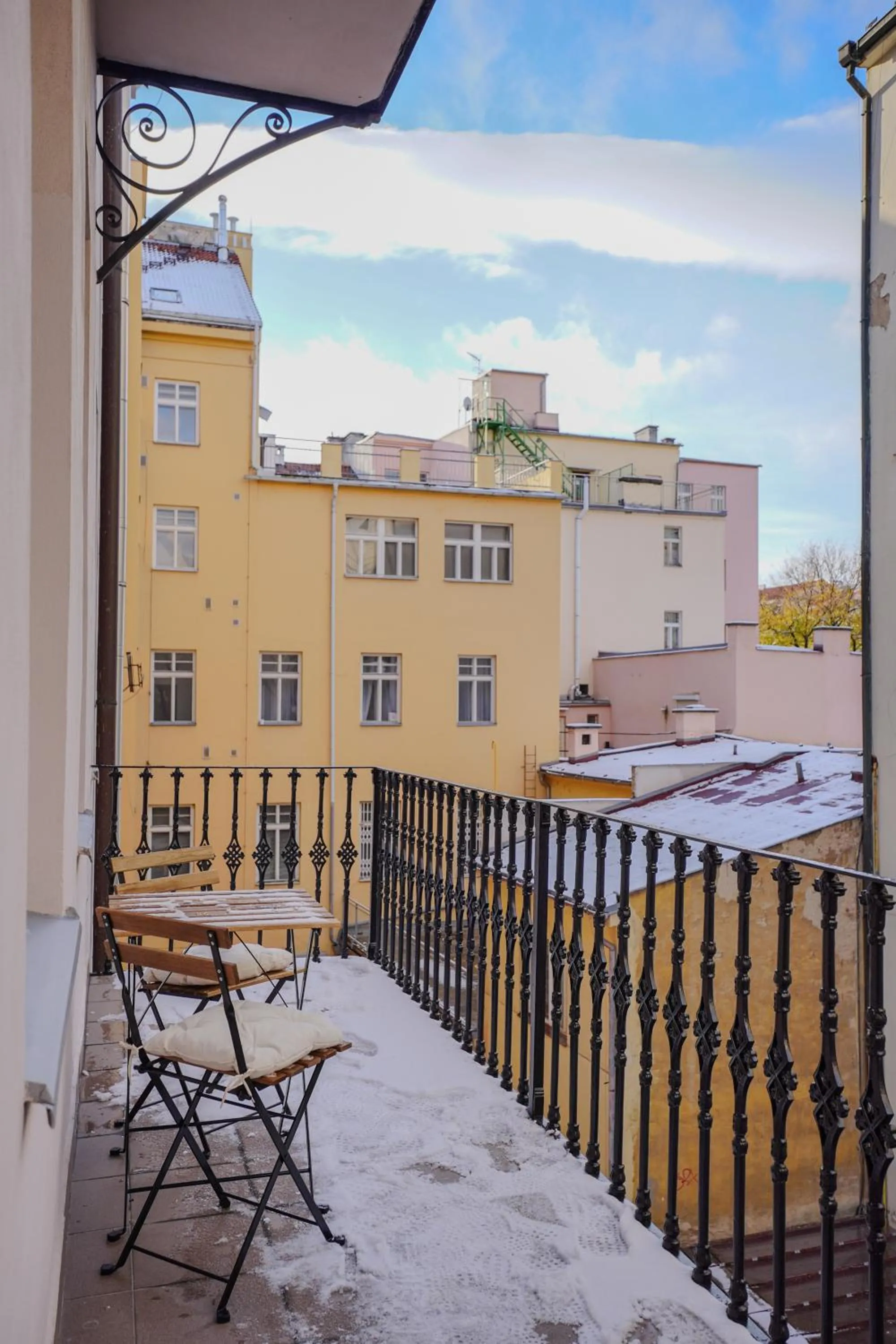 Patio in Elegant & Stylish Center Apartments!