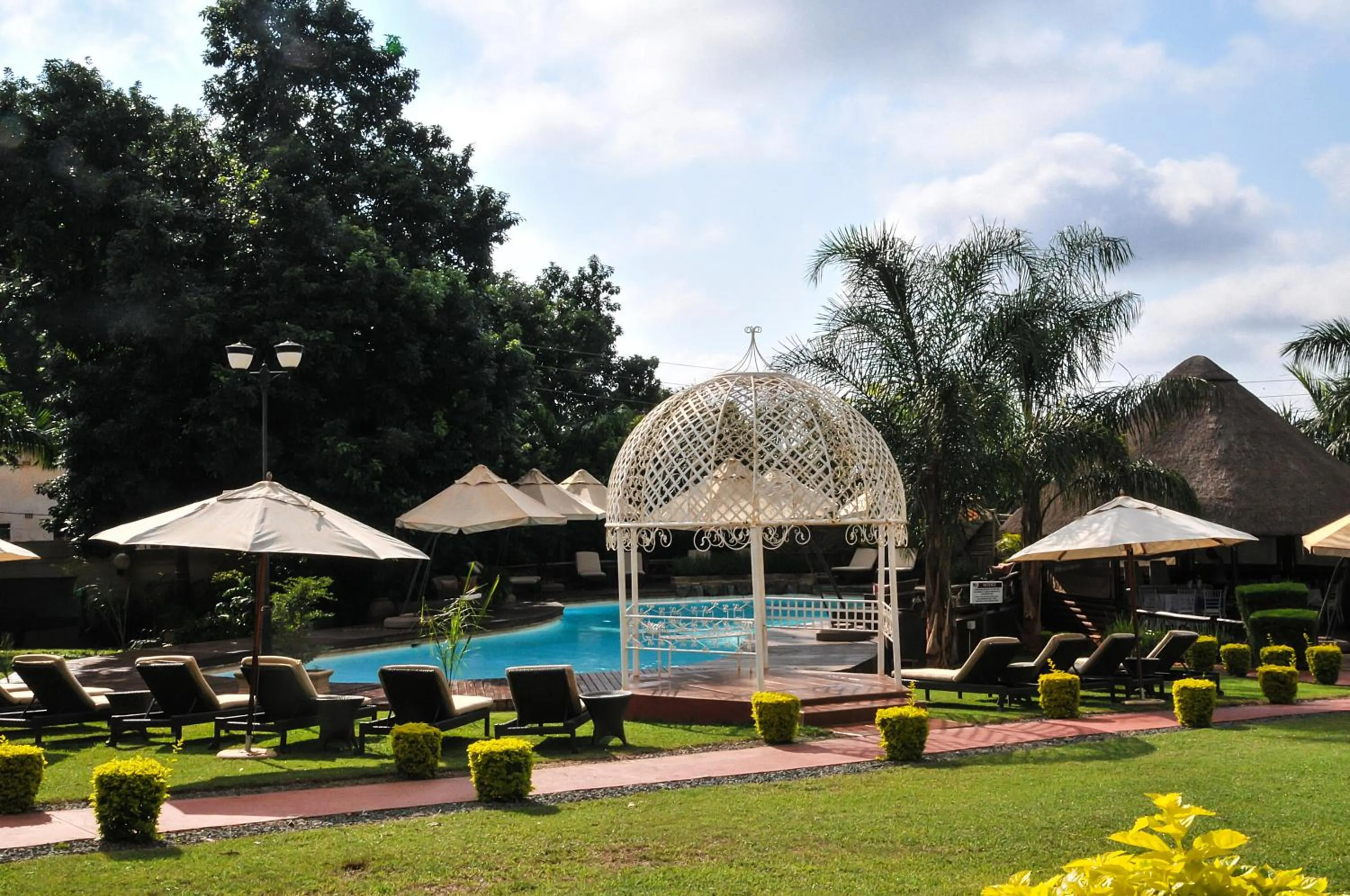 Pool view in 2Ten Hotel