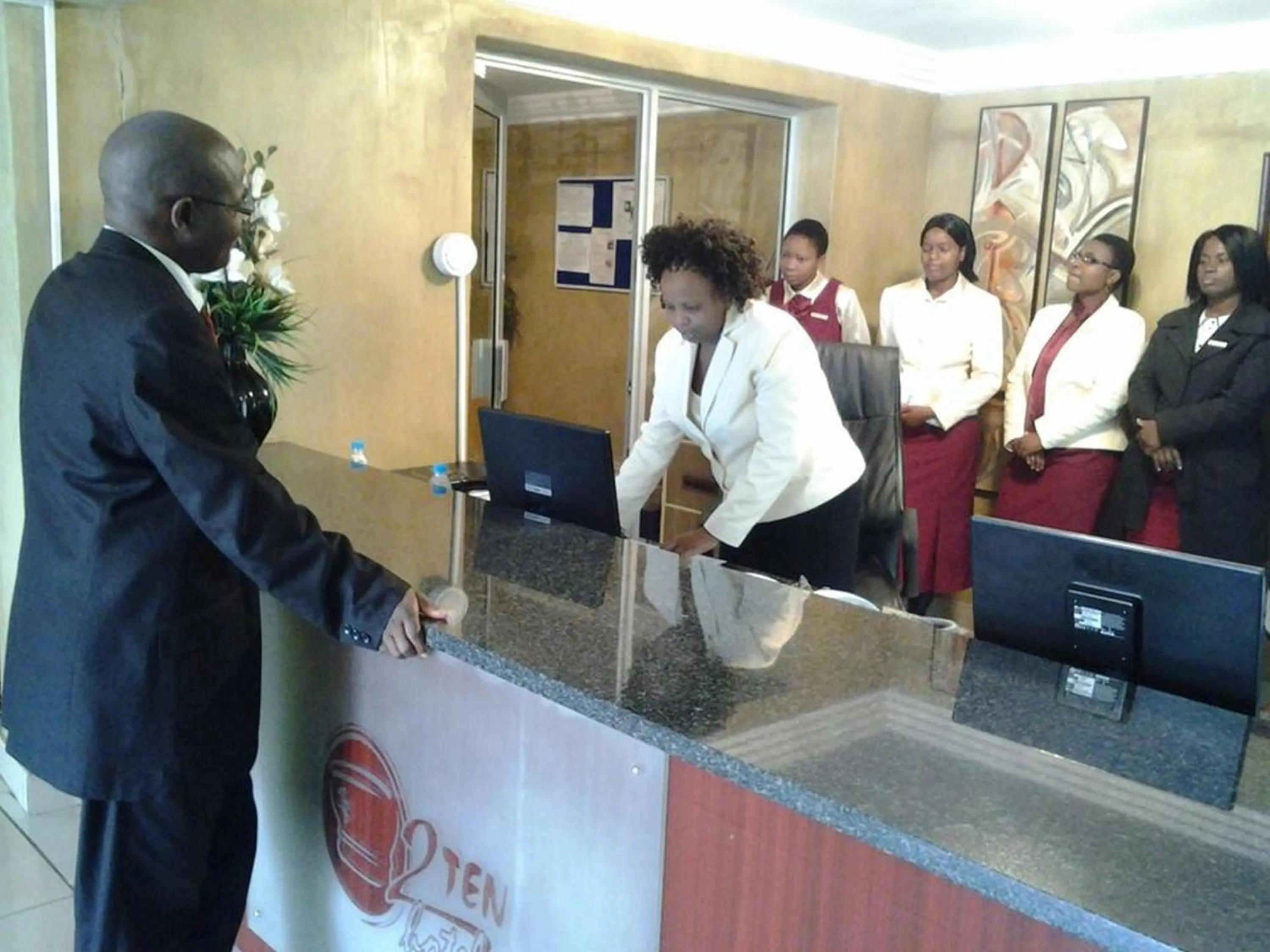 People in 2Ten Hotel