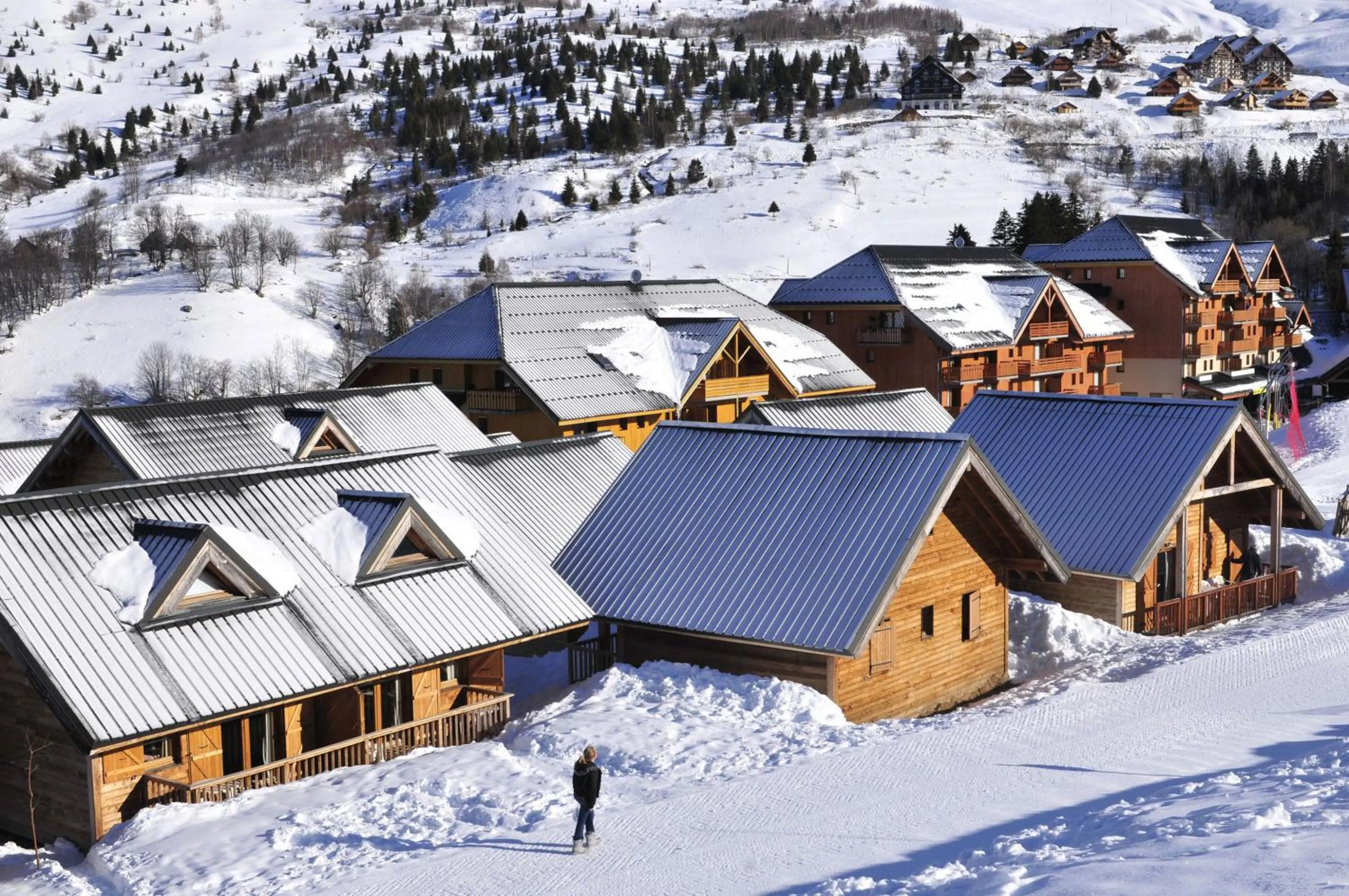 Mountain view in Résidence Goélia Le Village Gaulois