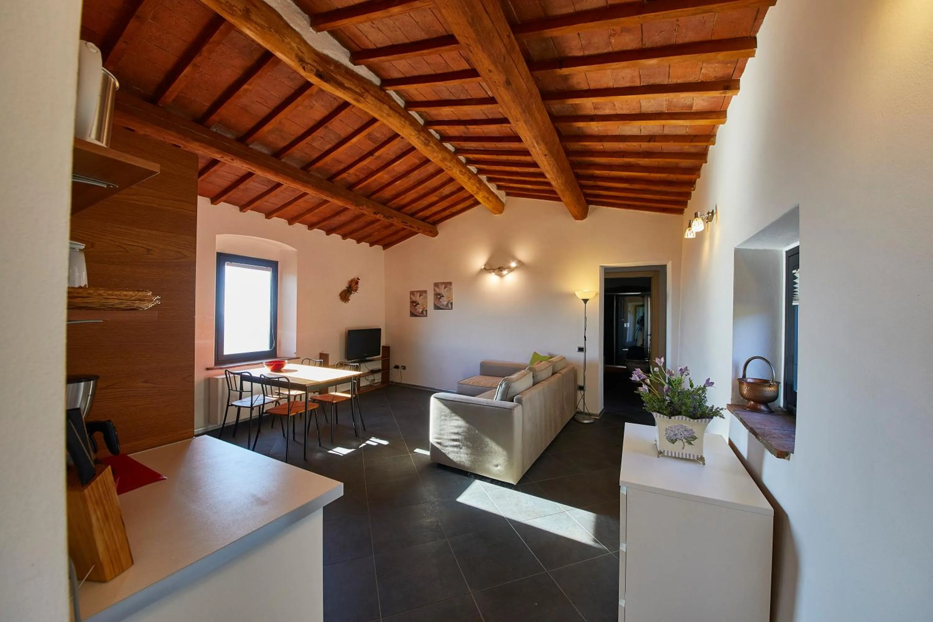 Living room in Colle da Vinci