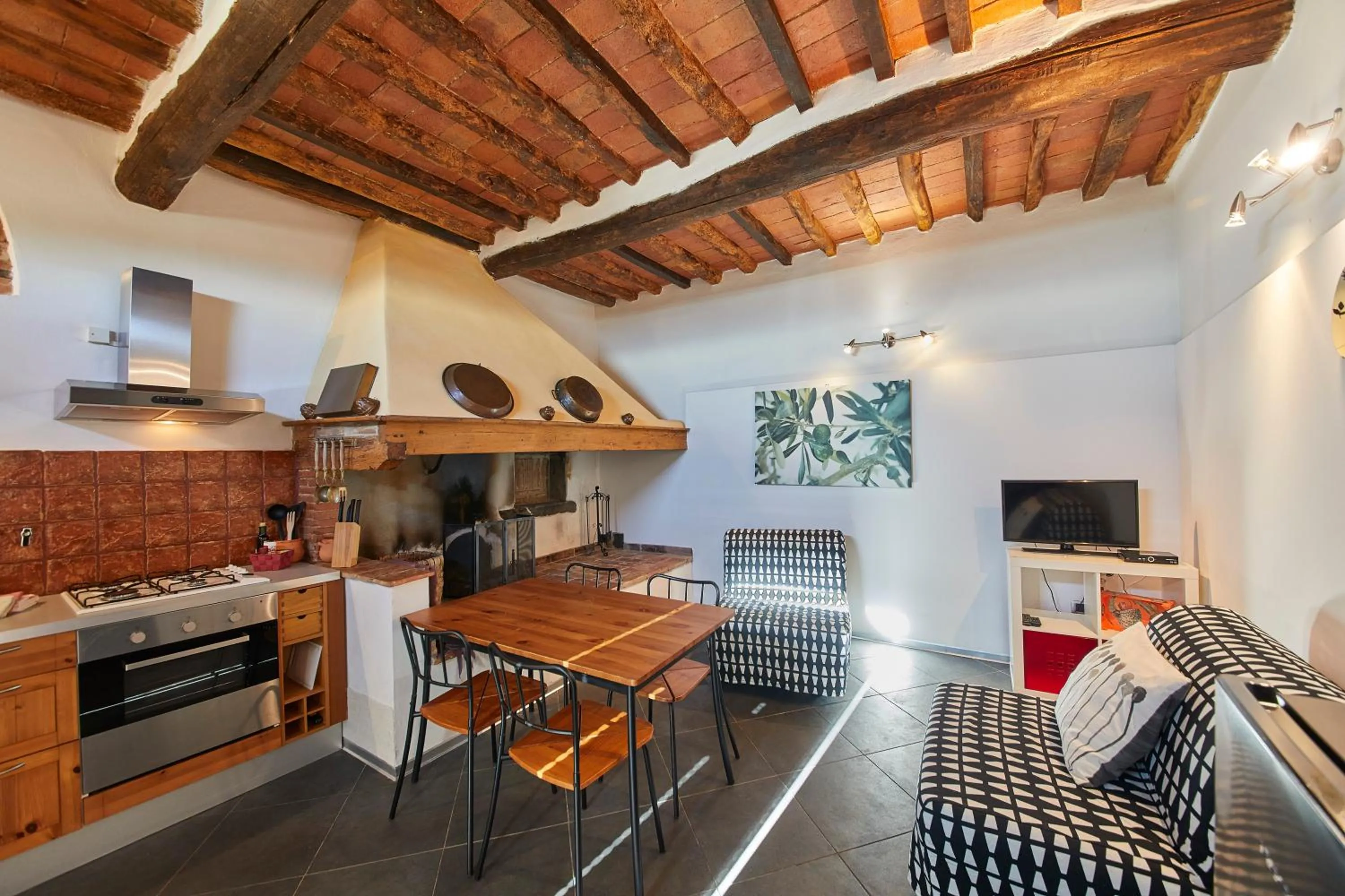 Kitchen or kitchenette in Colle da Vinci