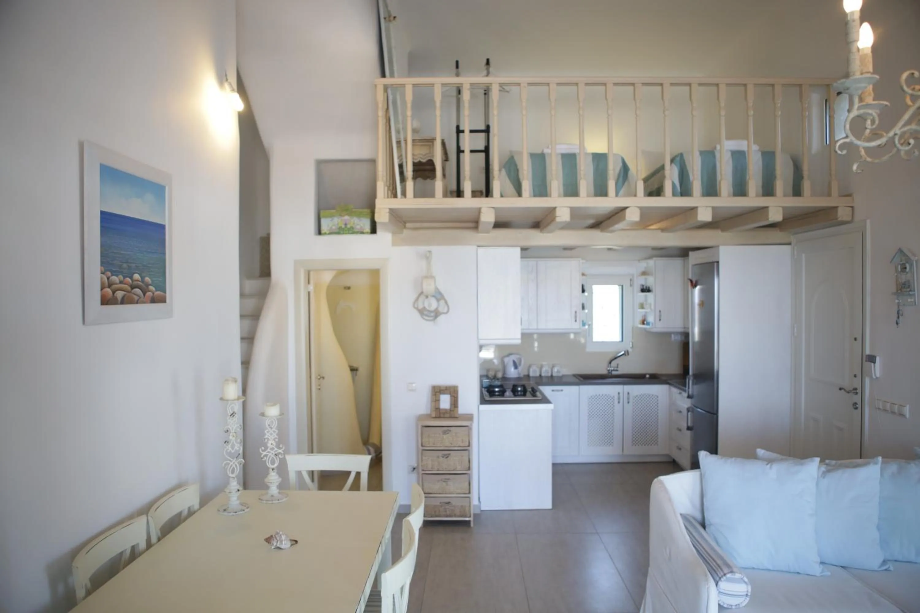 Dining area in Niriides Homes & Villas