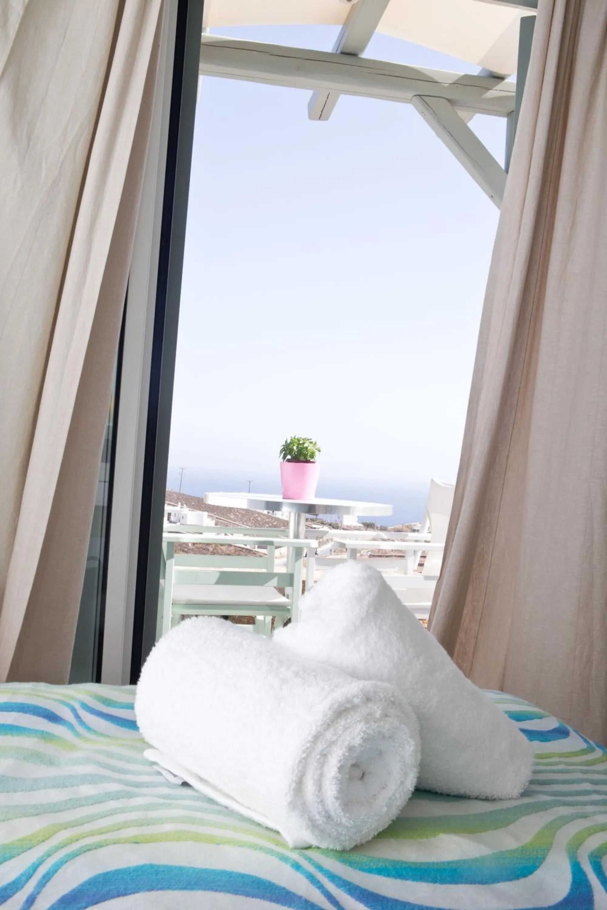 Bed in Niriides Homes & Villas