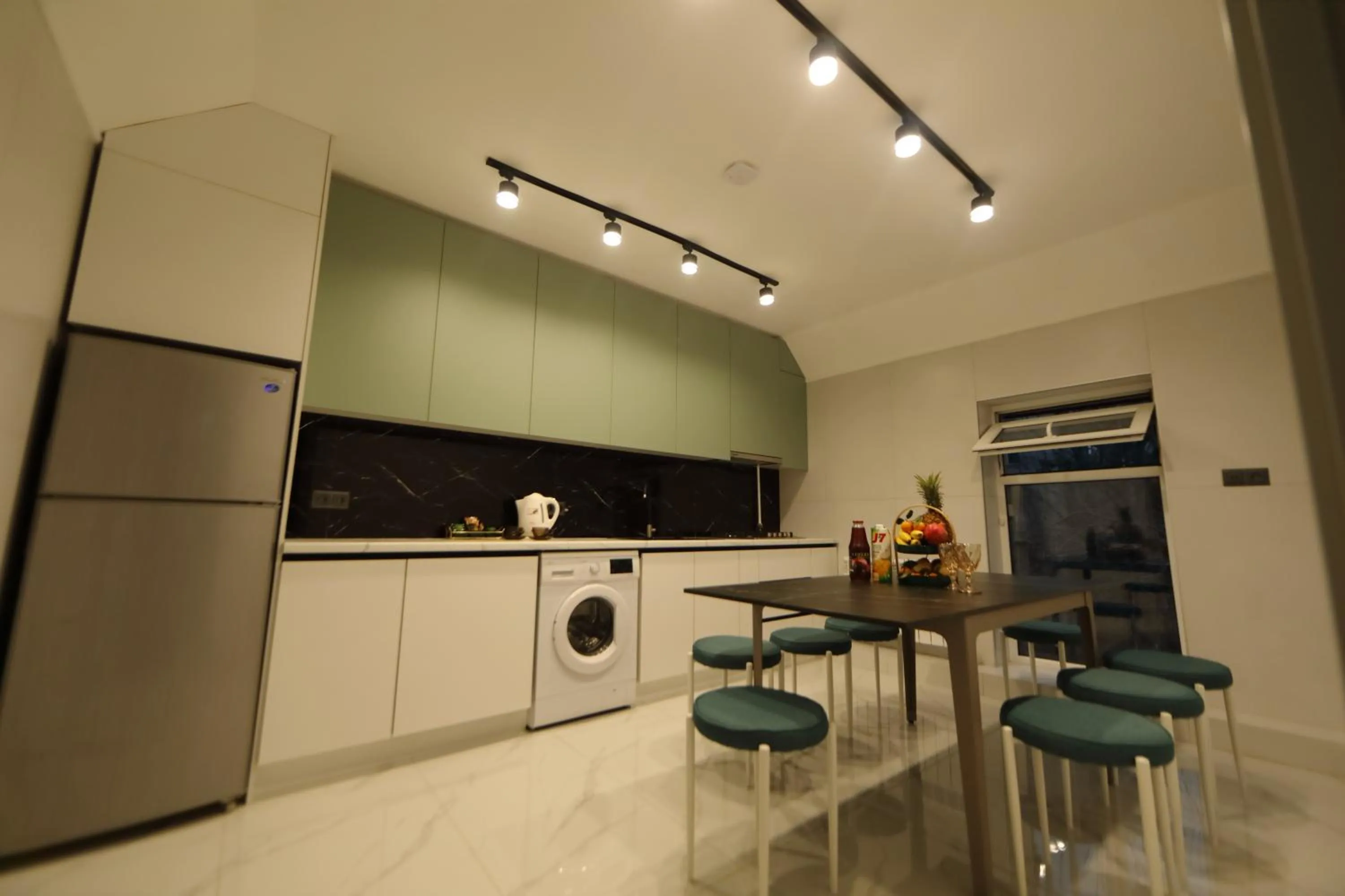 Kitchen or kitchenette in Cozy Hostel