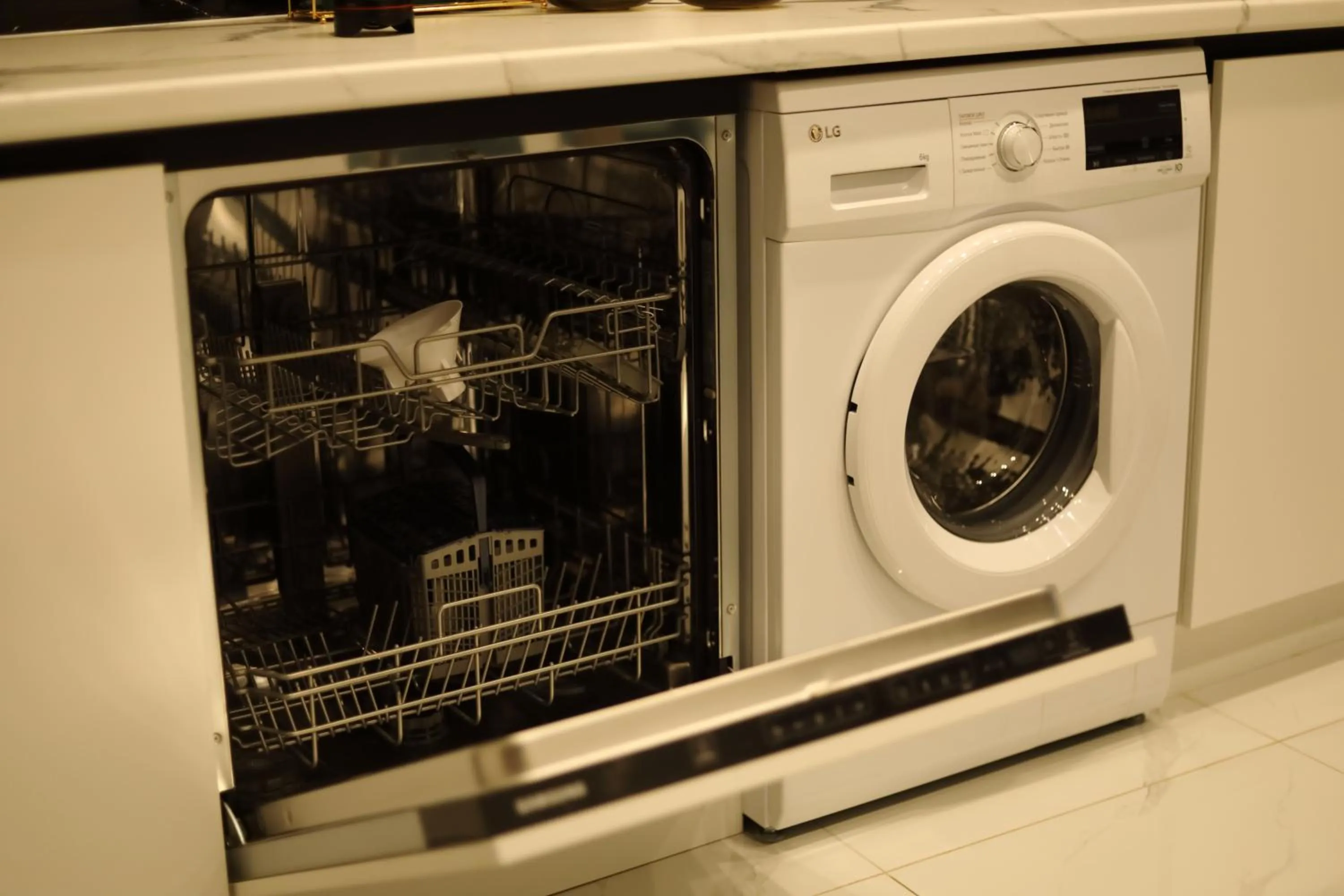 Kitchen or kitchenette in Cozy Hostel