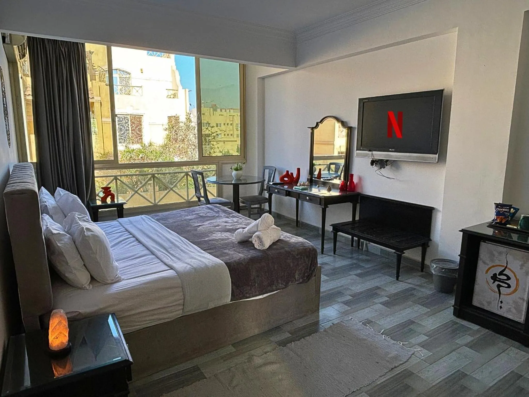 Bed in K Boutique Hotel MedSpa-Pyramids & Grand Egyptian Museum