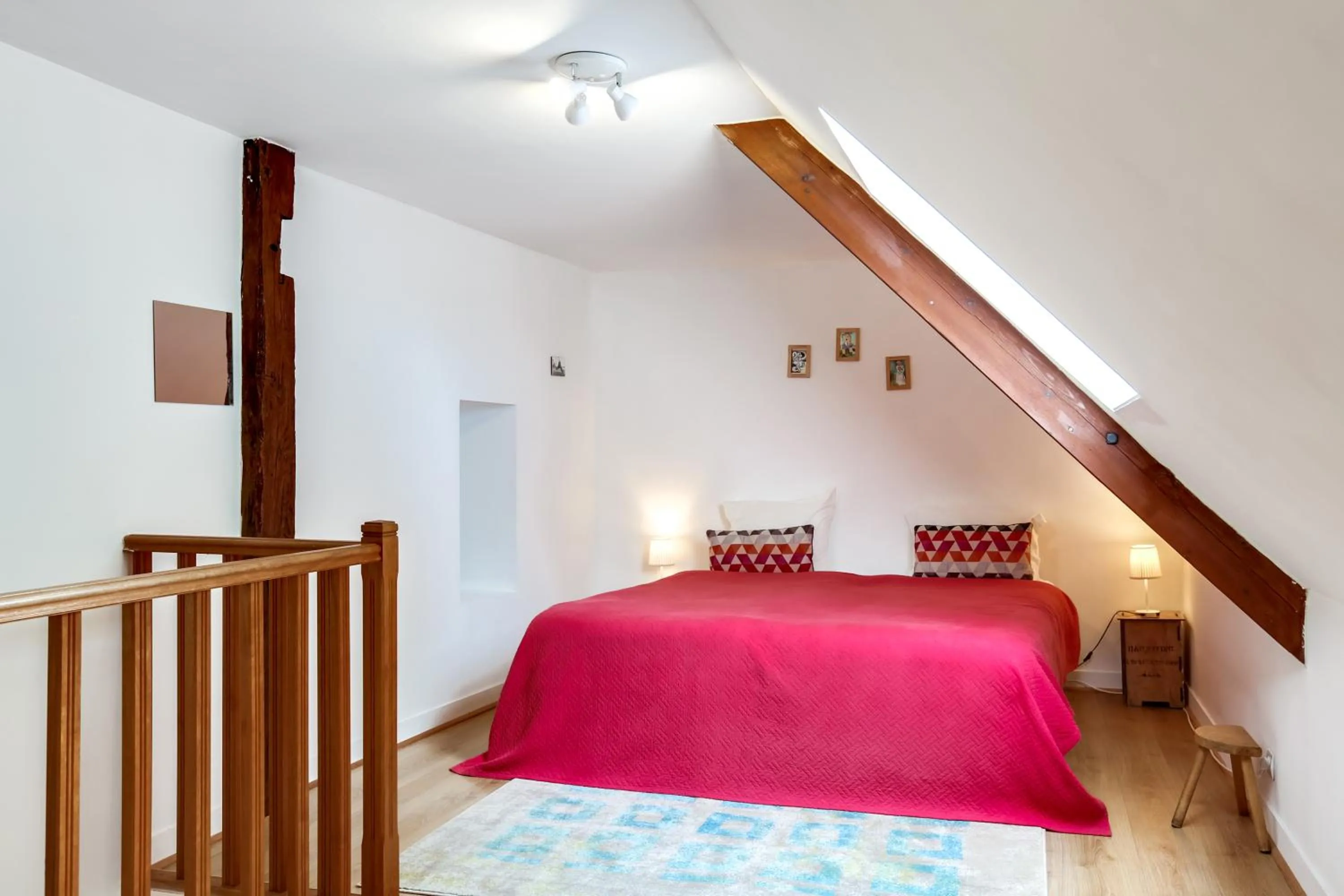 Bedroom, Bed in Château Turgot Gîtes