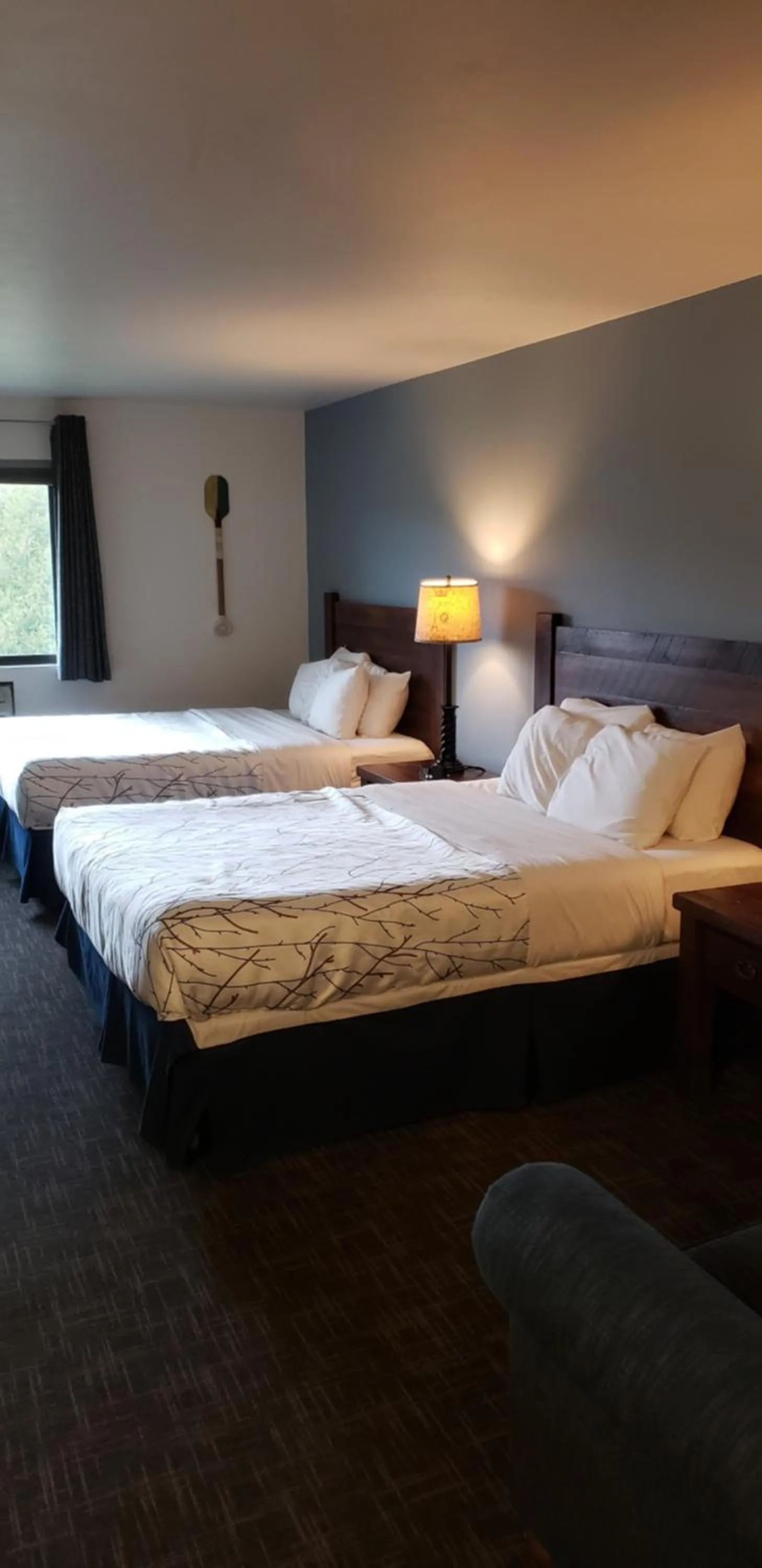 Bed in Open Hearth Lodge