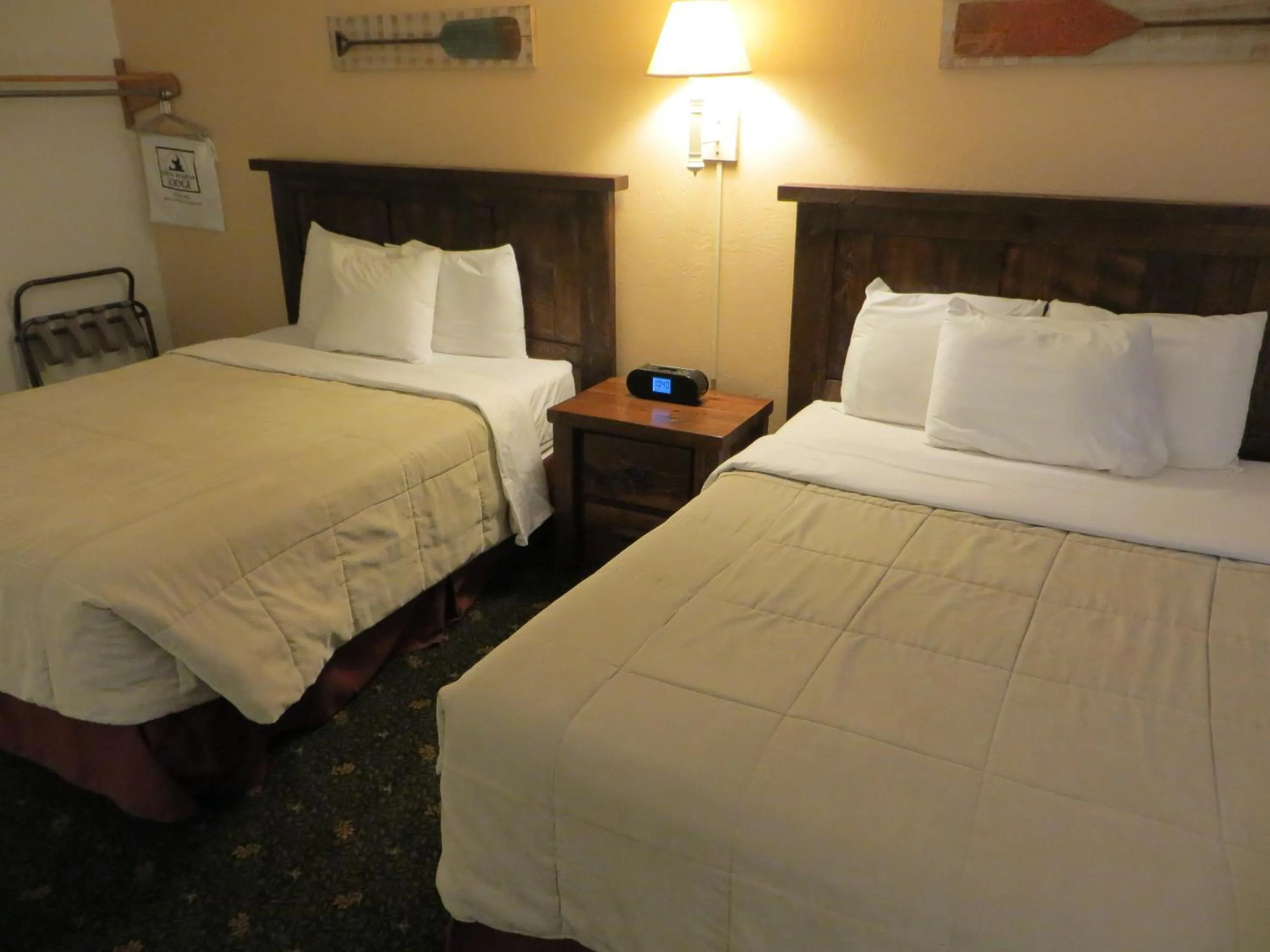 Bed in Open Hearth Lodge