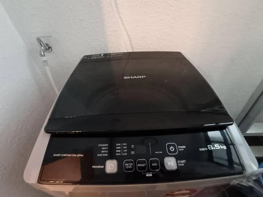 washing machine in The Horizon Ipoh Dual L13 by Grab A Stay