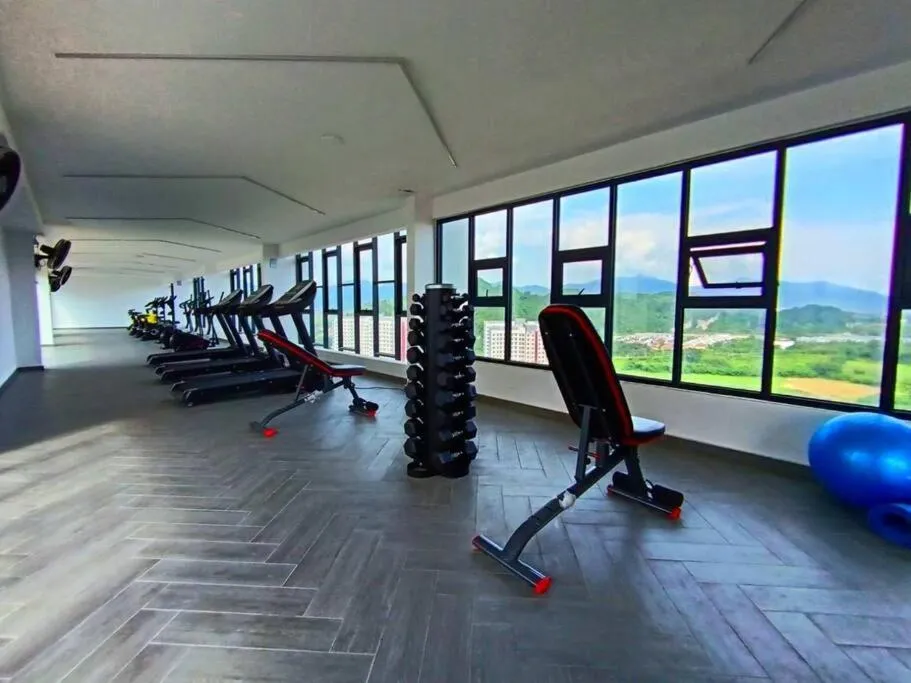 Fitness centre/facilities in The Horizon Ipoh Dual L13 by Grab A Stay