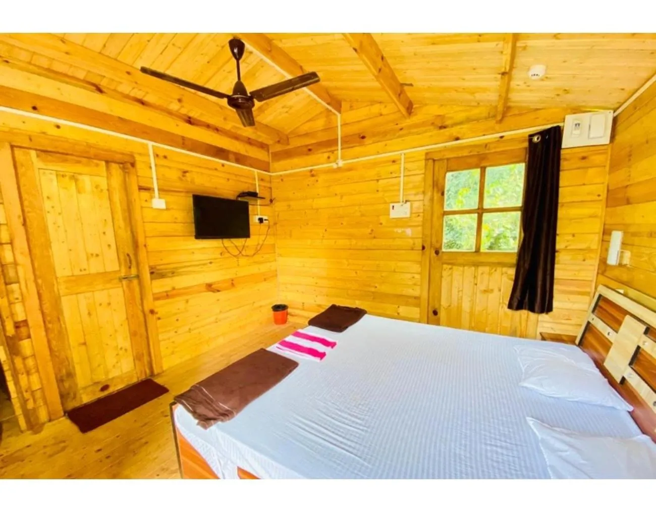 Bed in Mermaid Resort, Arambol, Goa