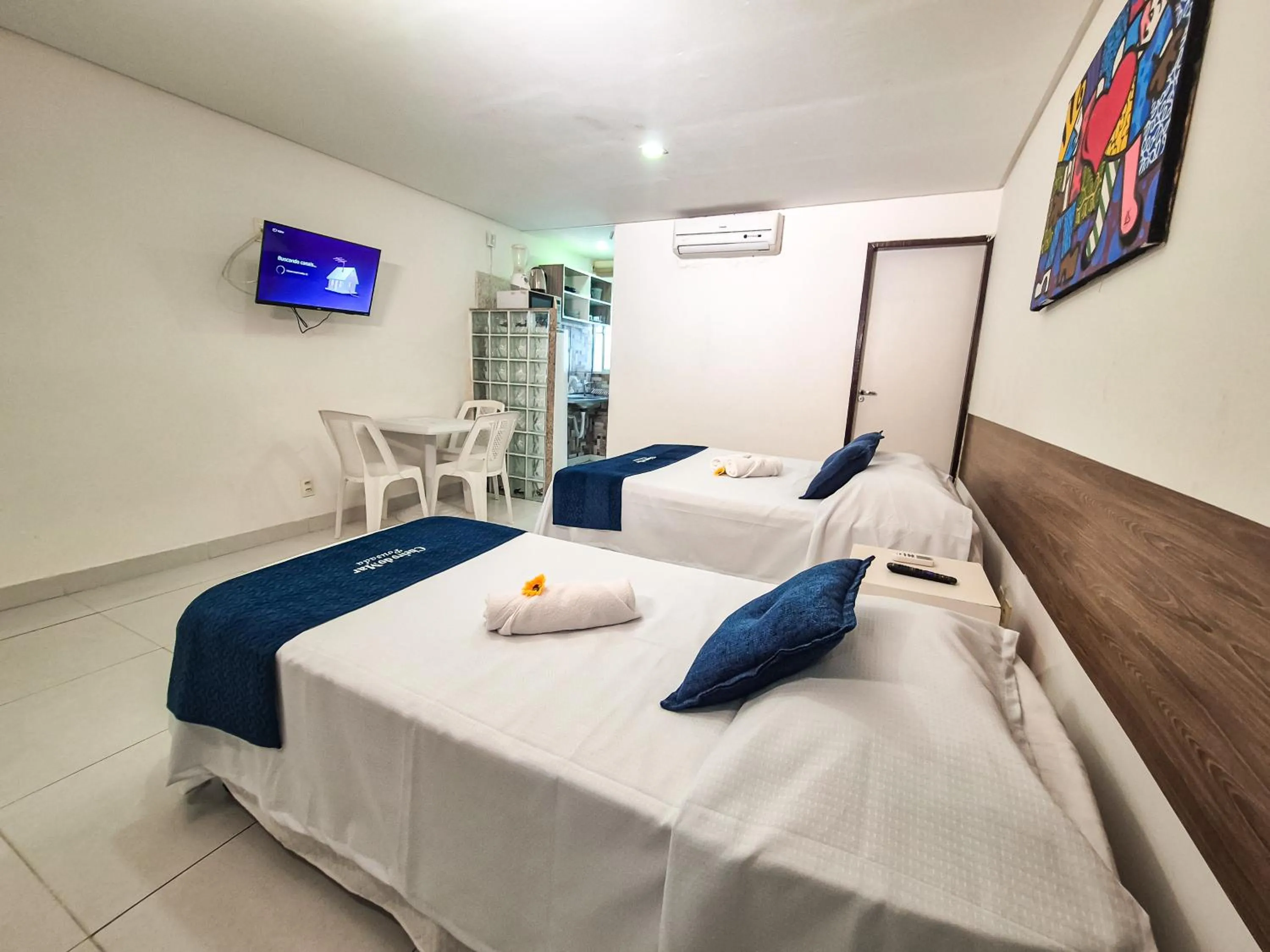 Bed in Pousada Cheiro do Mar