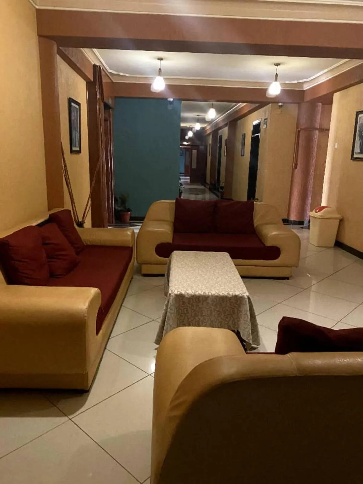 Seating area in The Tick Hotel