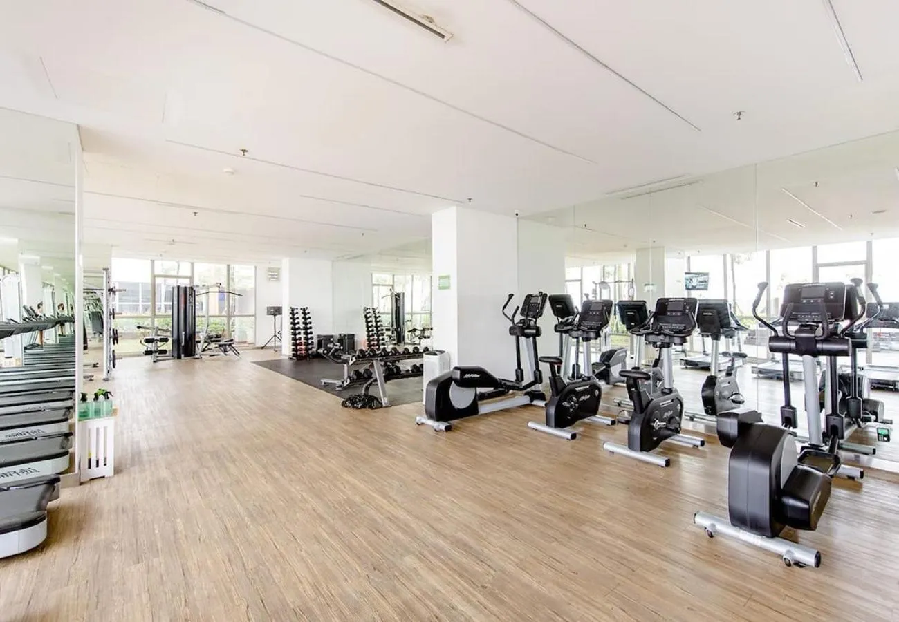 Fitness centre/facilities in Comfort and Luxury Private Room at Goldcoast PIK