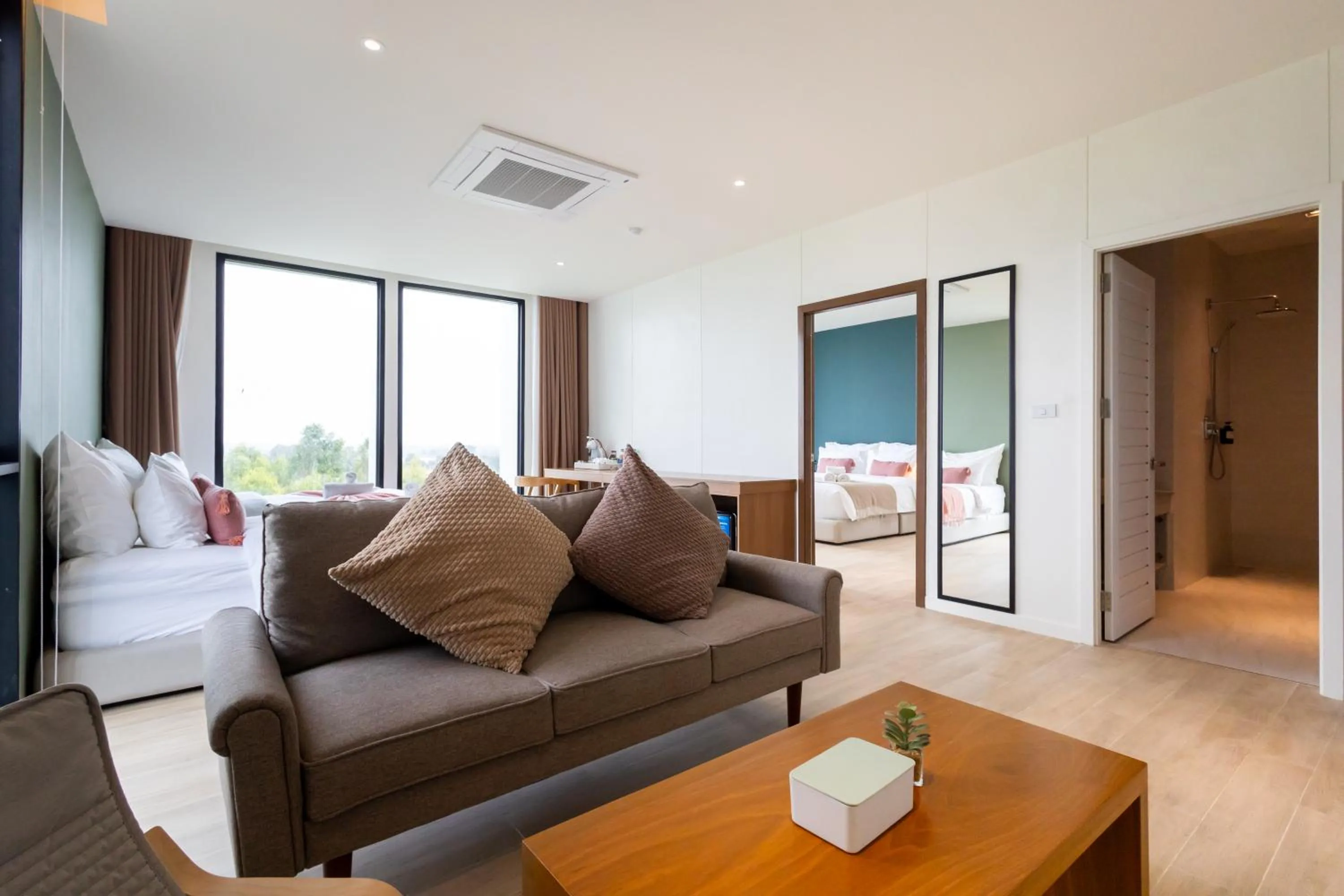 Seating area in GOOD Nakhonsawan Hotel