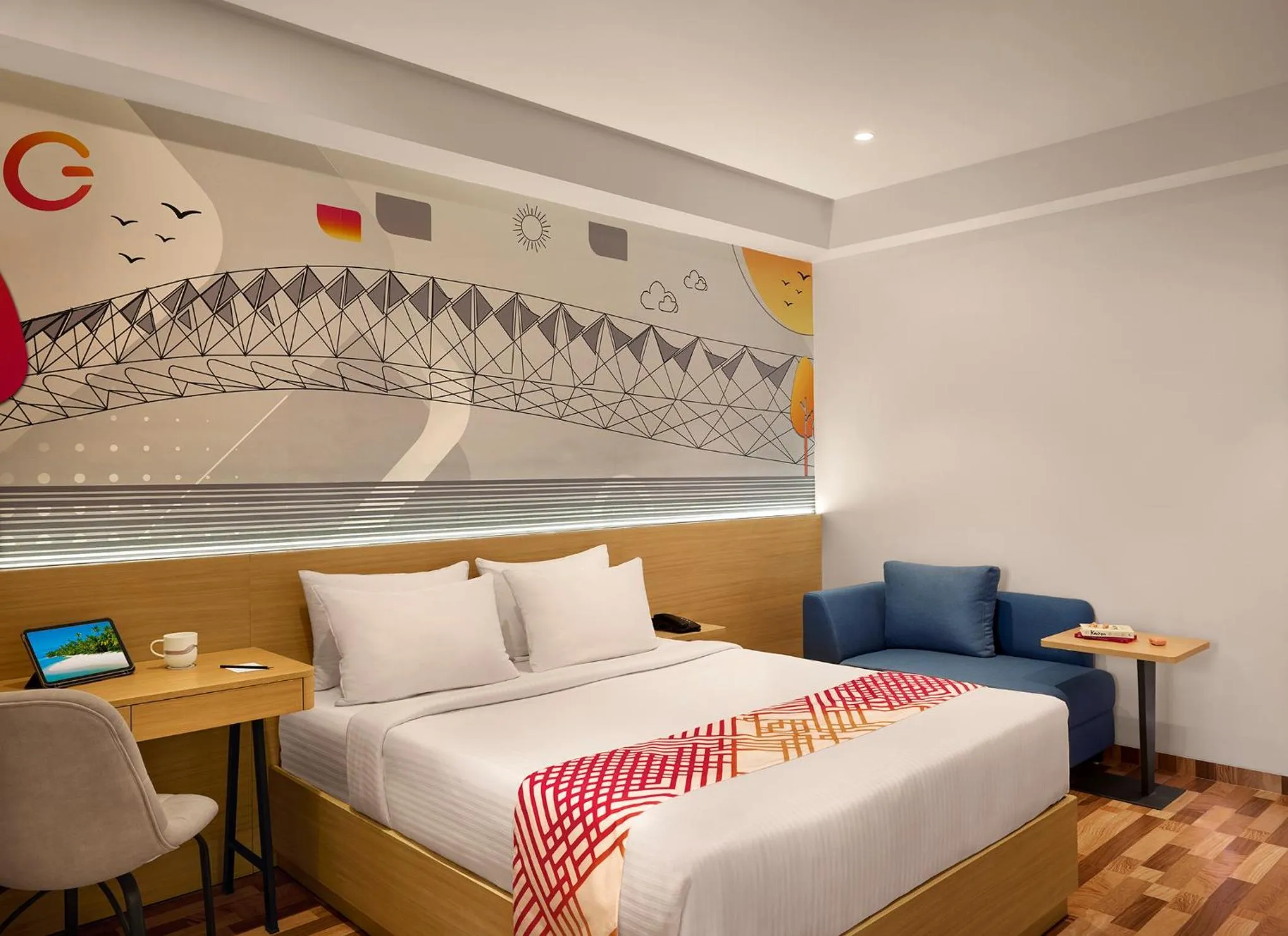 Bed in Ginger Ahmedabad Changodar