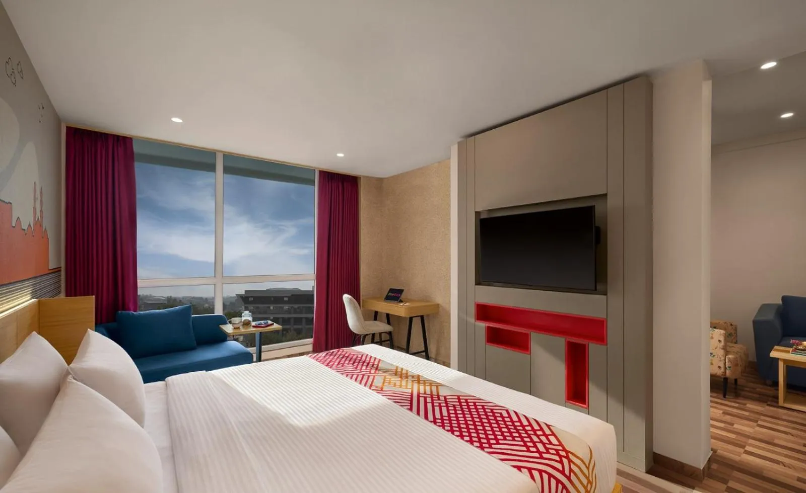 Bed in Ginger Ahmedabad Changodar