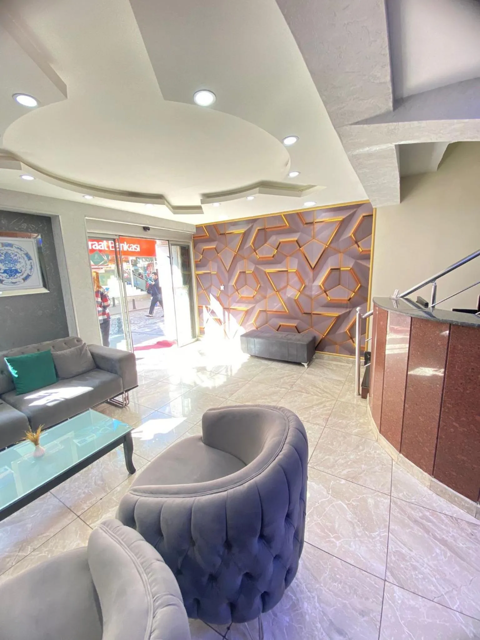 Lobby or reception in Abam Hotel