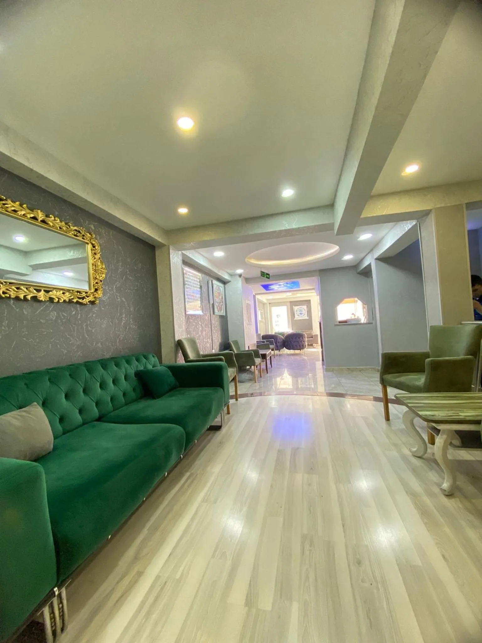 Lobby or reception in Abam Hotel