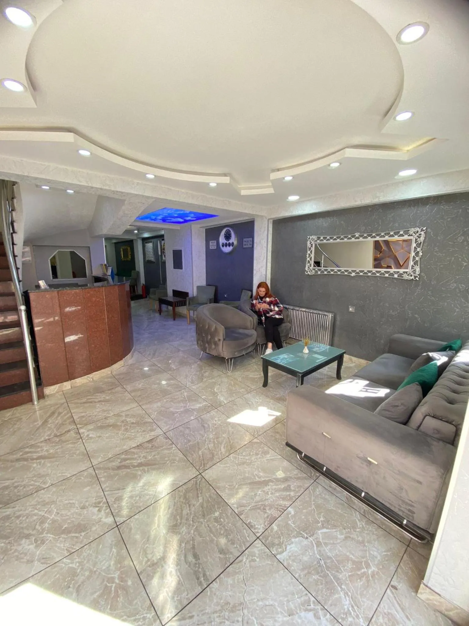 Lobby or reception in Abam Hotel