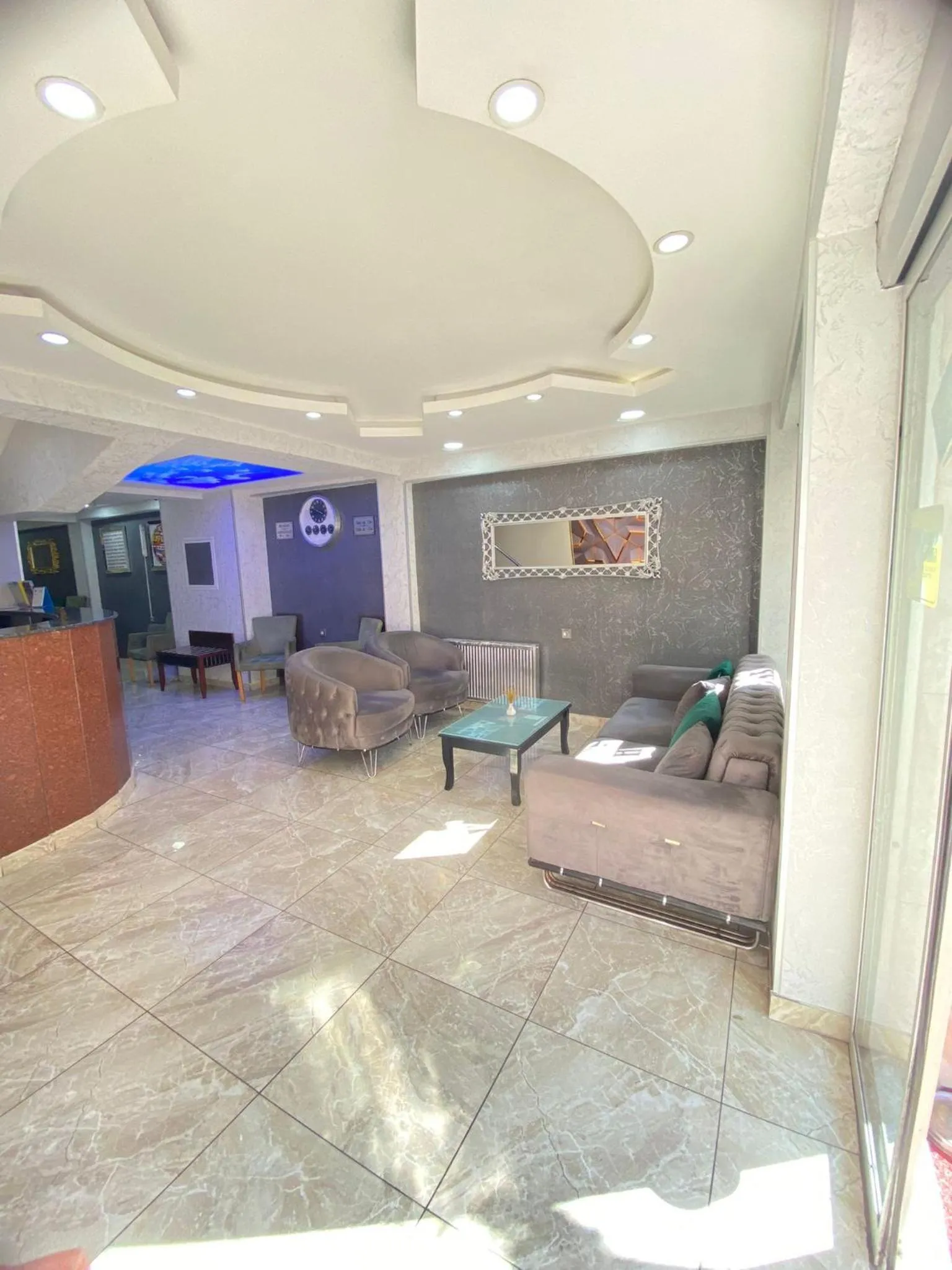 Lobby or reception in Abam Hotel