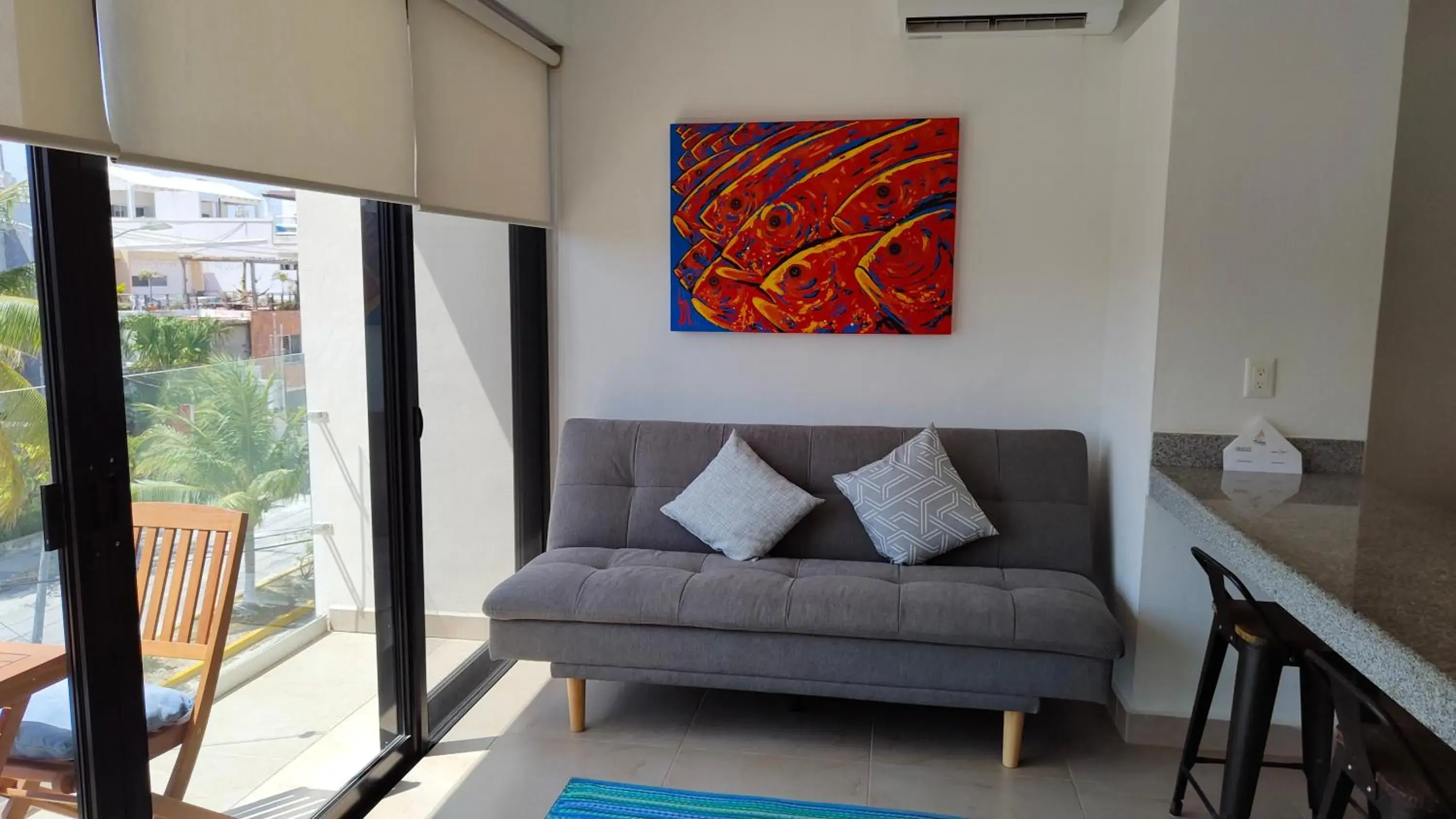 One-Bedroom Apartment Street View in Vela's Condos Ocean Front One-Bedroom Apartment Street View in Vela's Condos Ocean Front