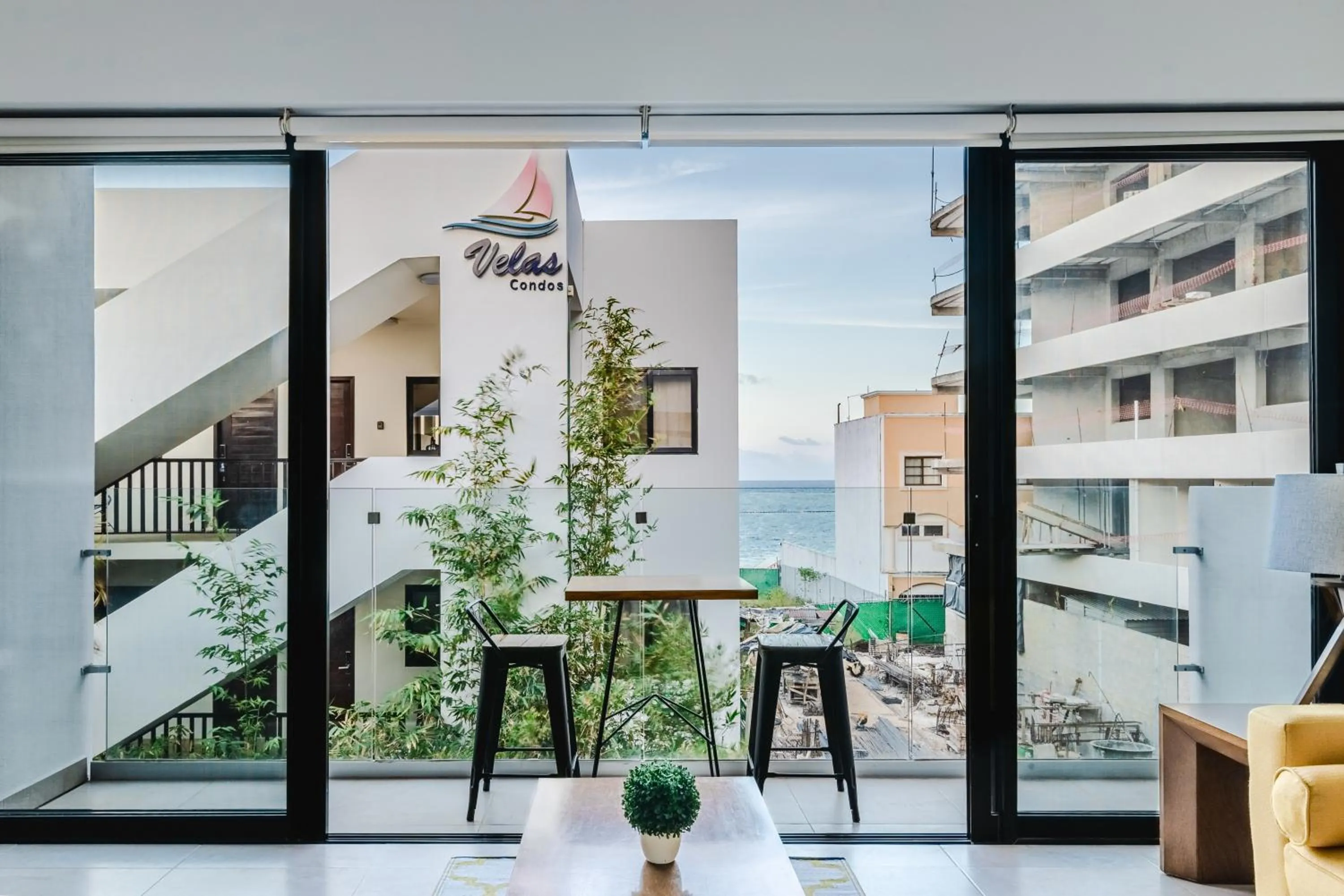 Balcony/Terrace in Vela's Condos Ocean Front