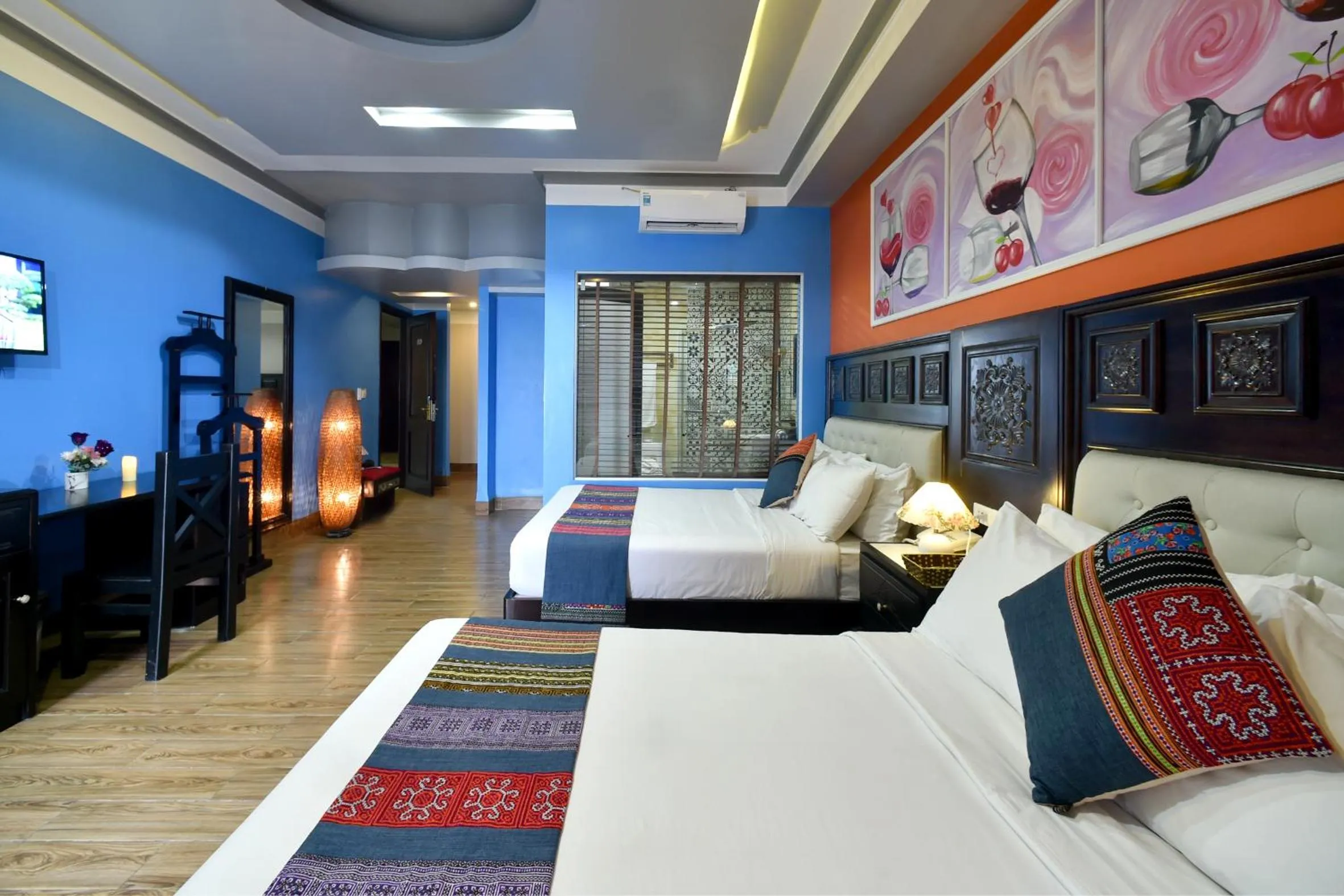 Bed in Sapa Nature View Hotel