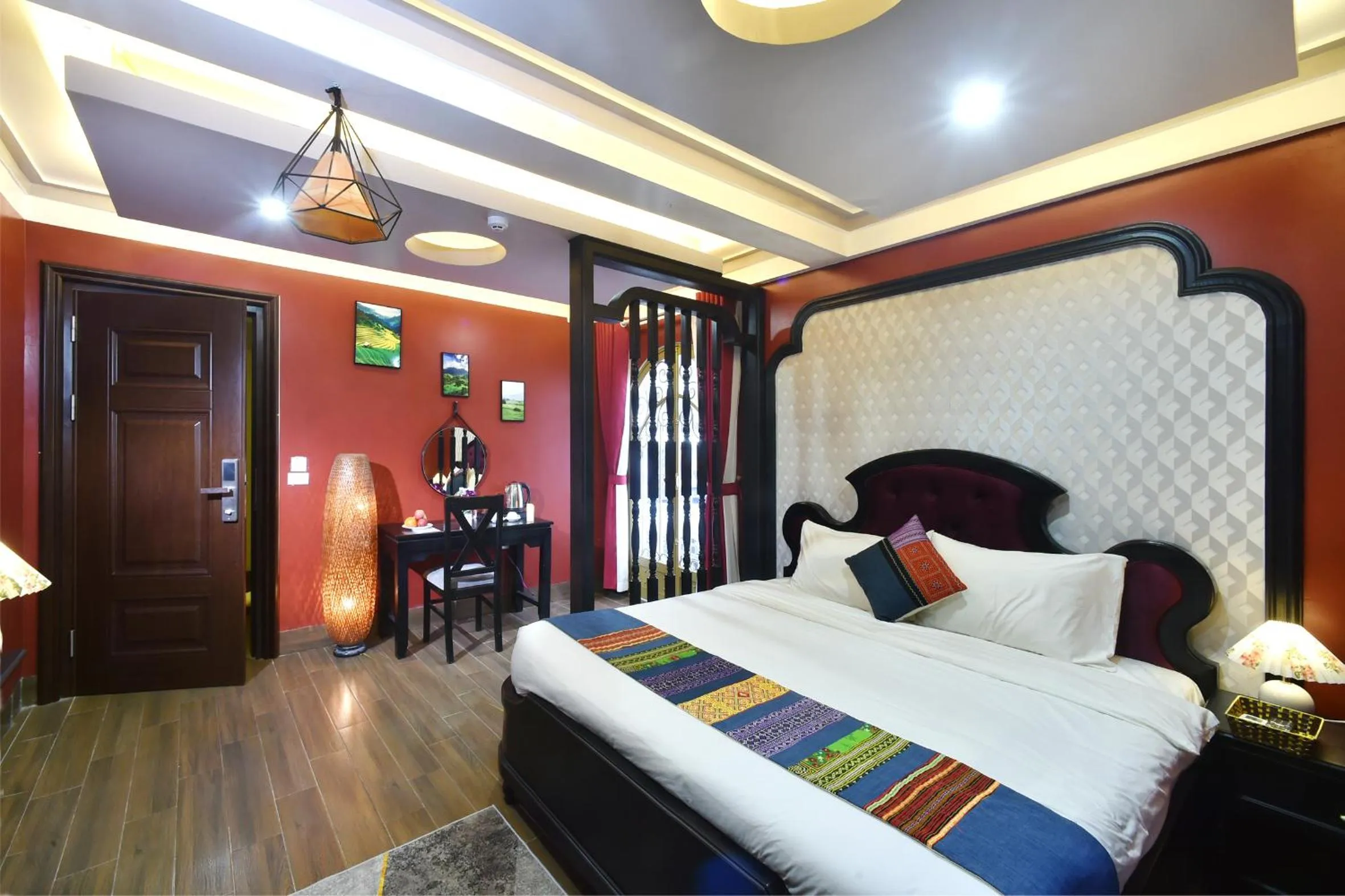 Bed in Sapa Nature View Hotel