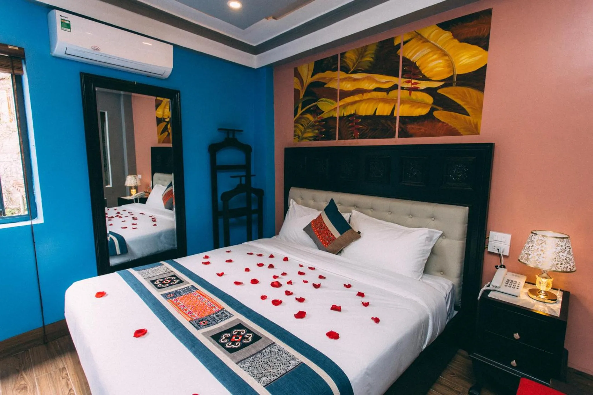 Bed in Sapa Nature View Hotel