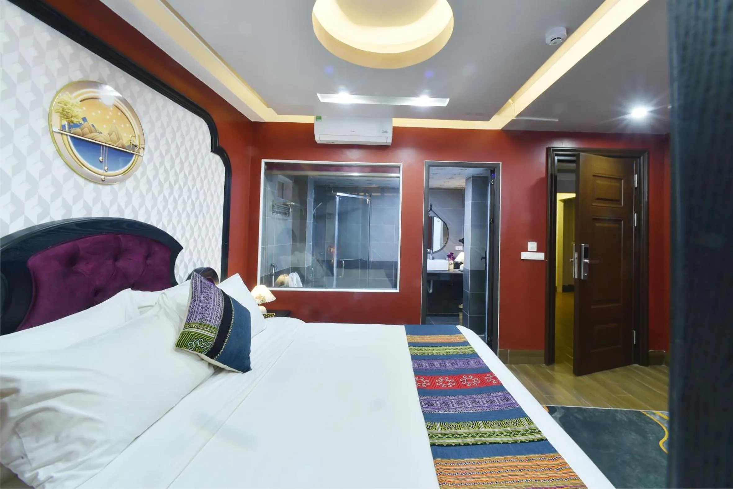 Bed in Sapa Nature View Hotel