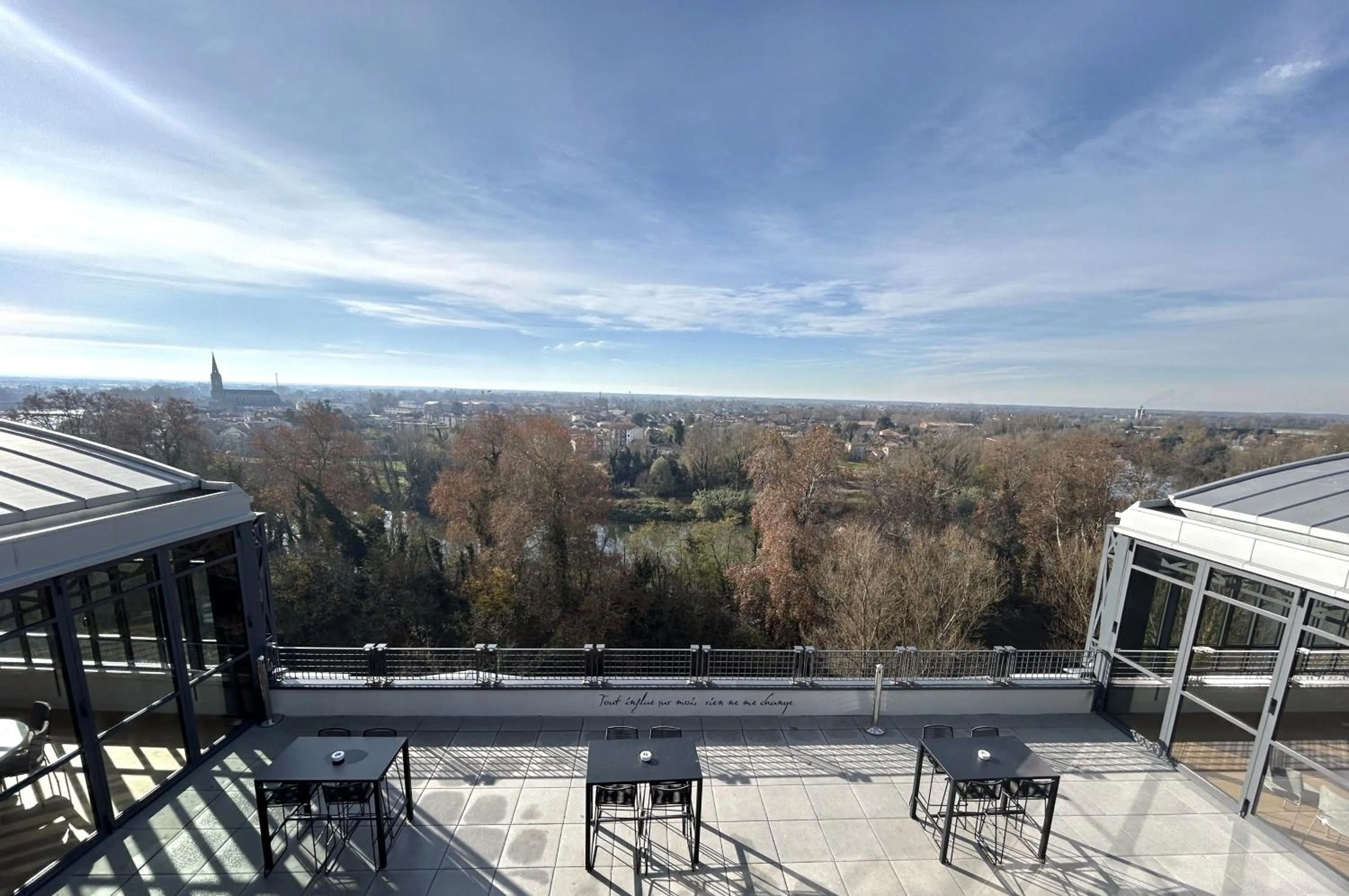 View (from property/room) in Dali Hôtel Montauban