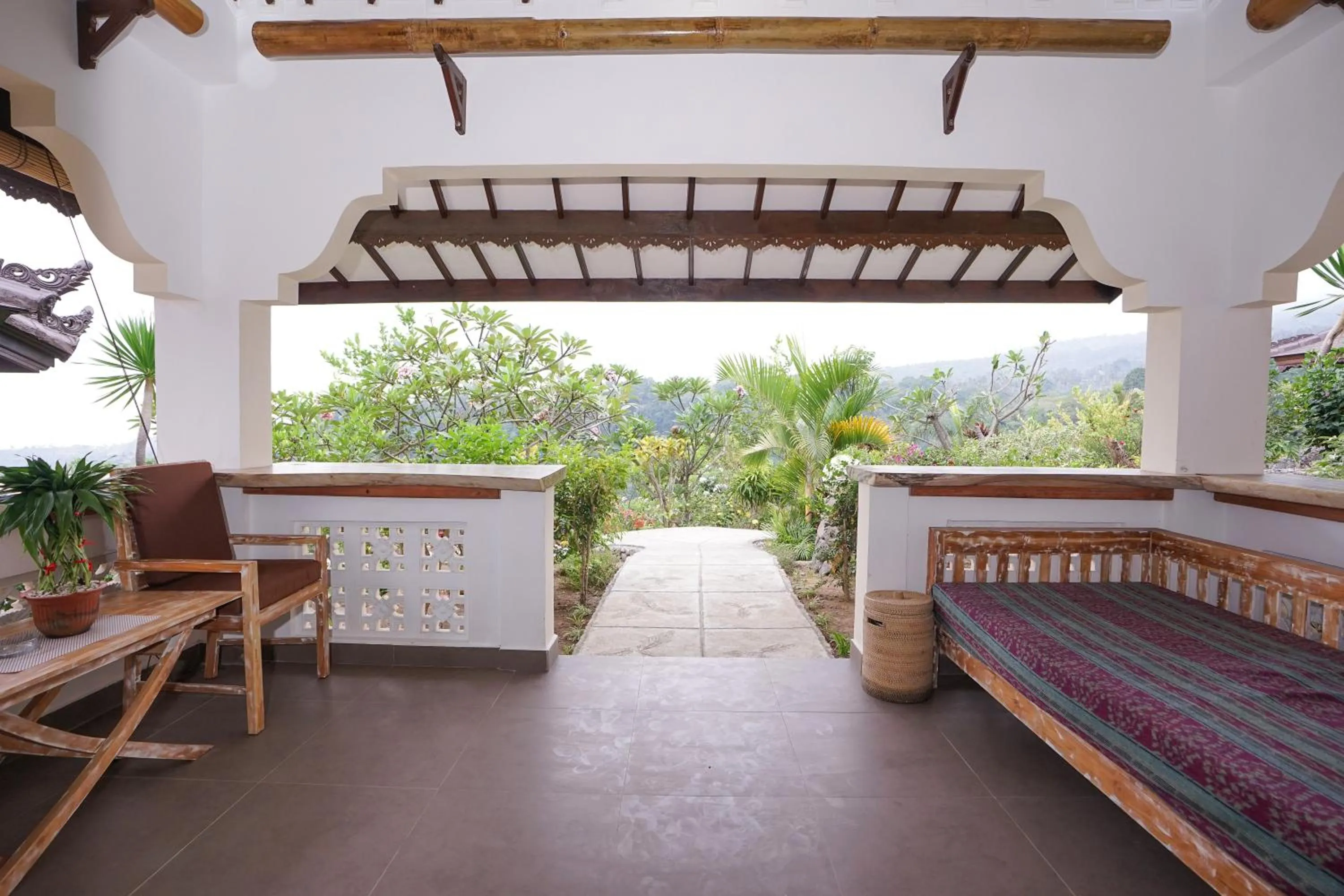Balcony/Terrace in Rinjani Lodge