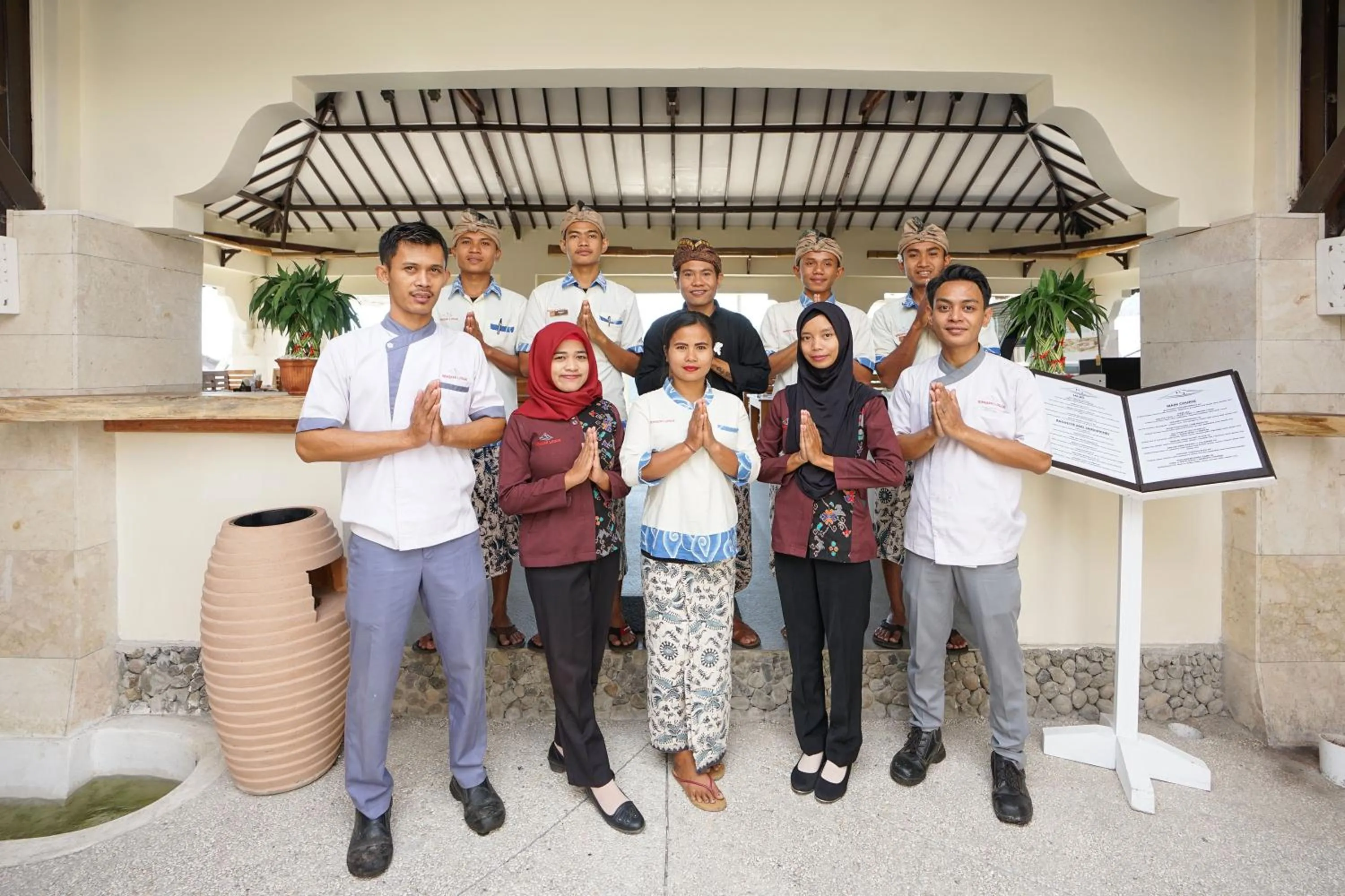 Staff in Rinjani Lodge