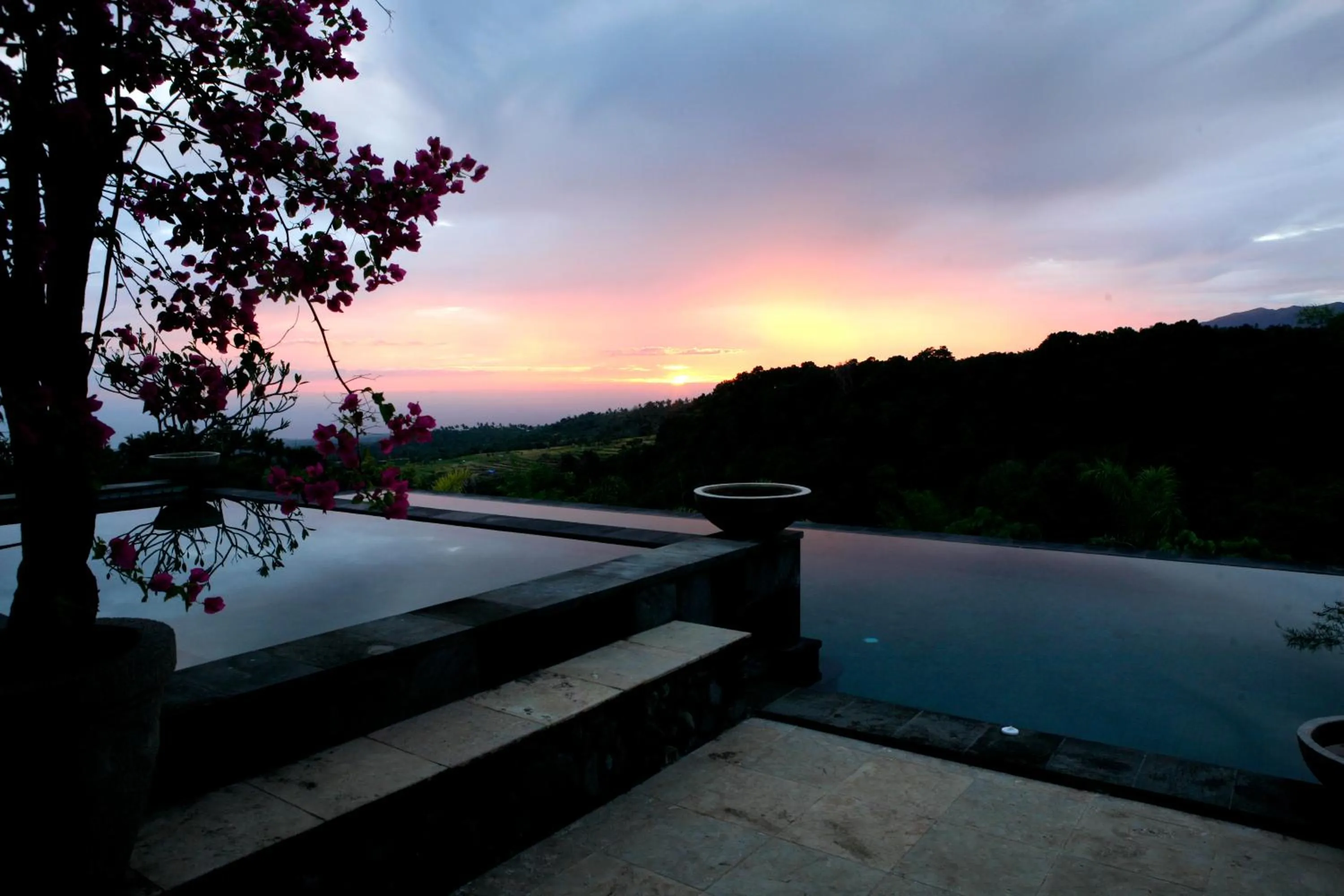 Swimming pool in Rinjani Lodge