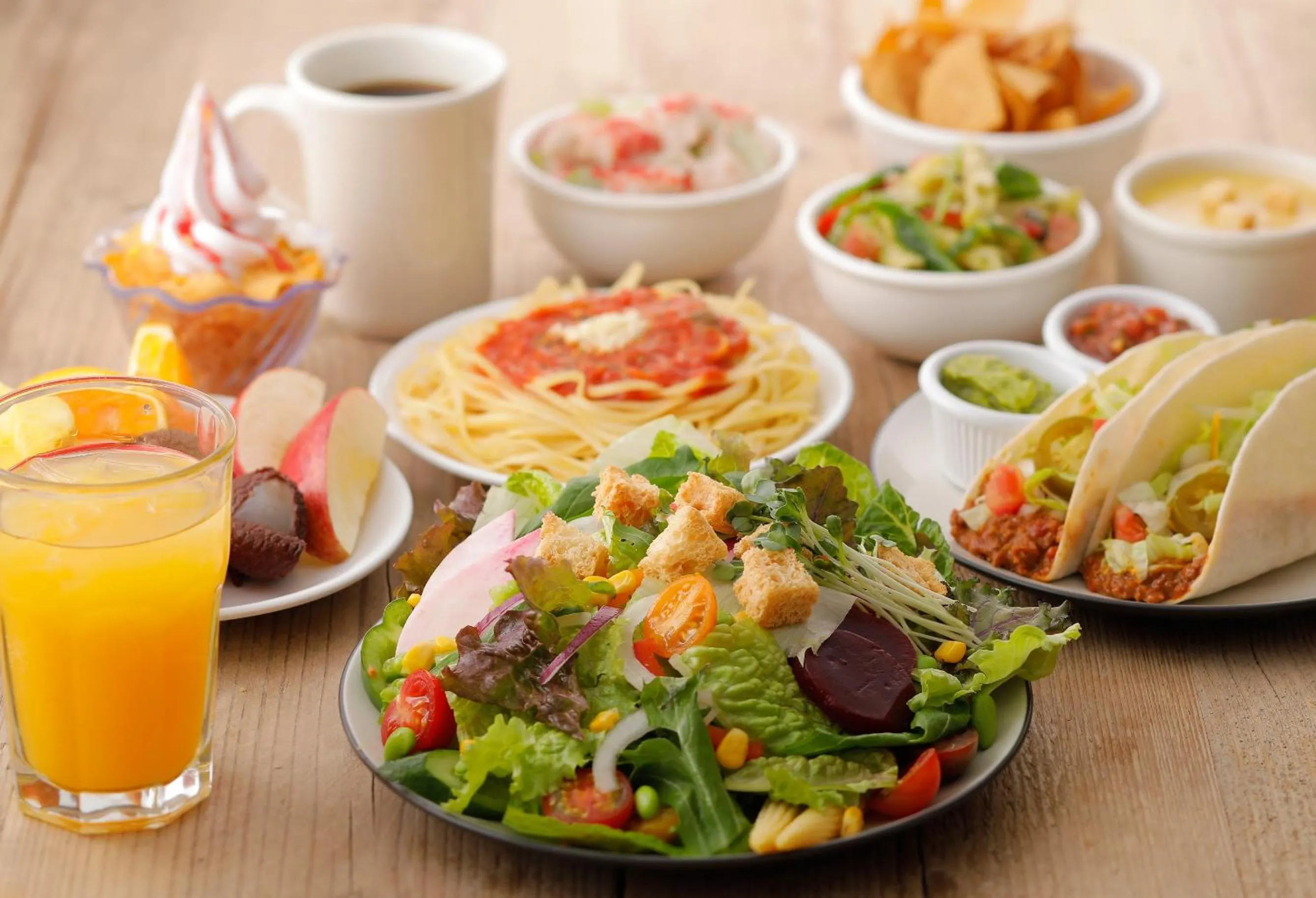 Buffet breakfast in Hotel Gracery Shinjuku