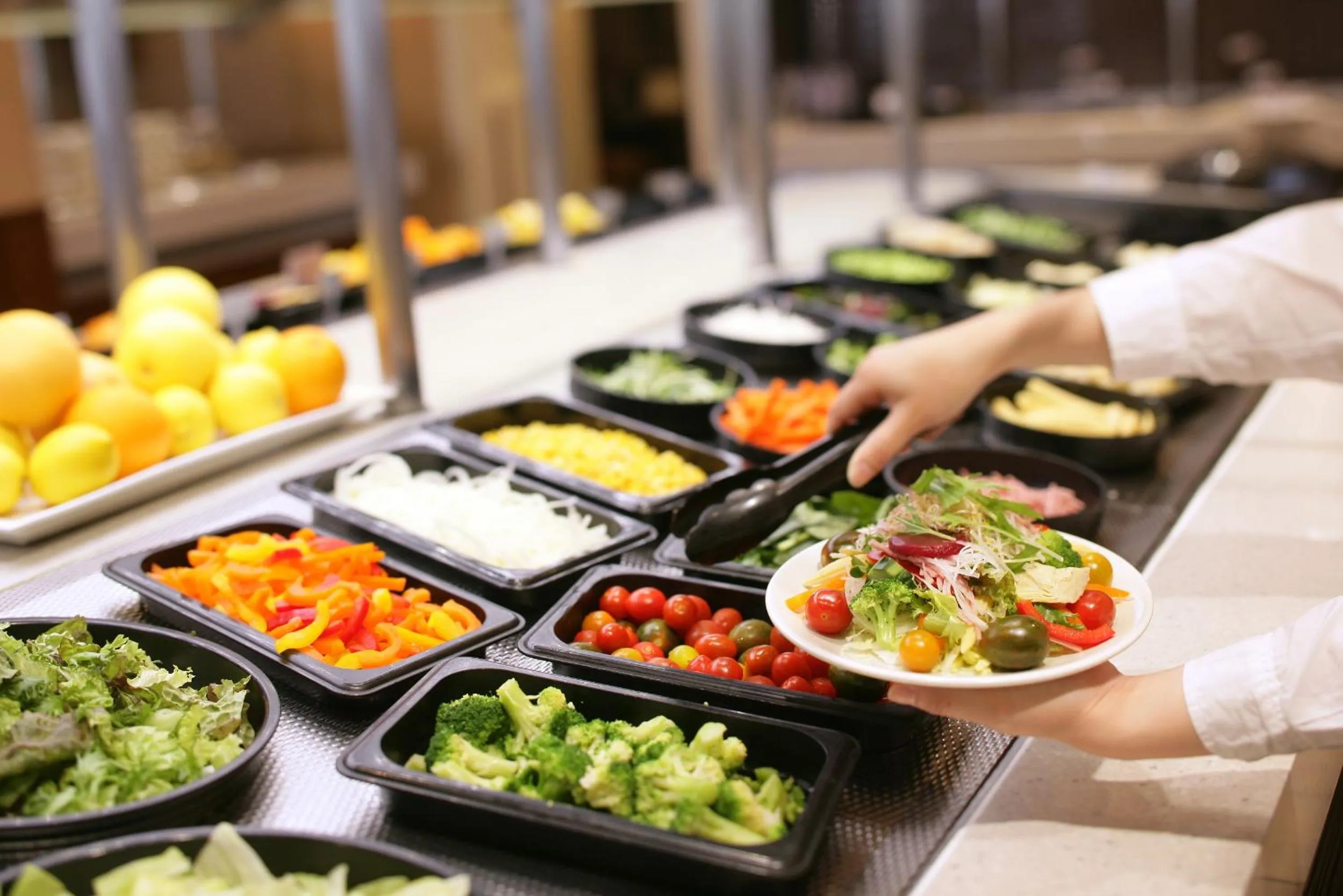 Buffet breakfast in Hotel Gracery Shinjuku