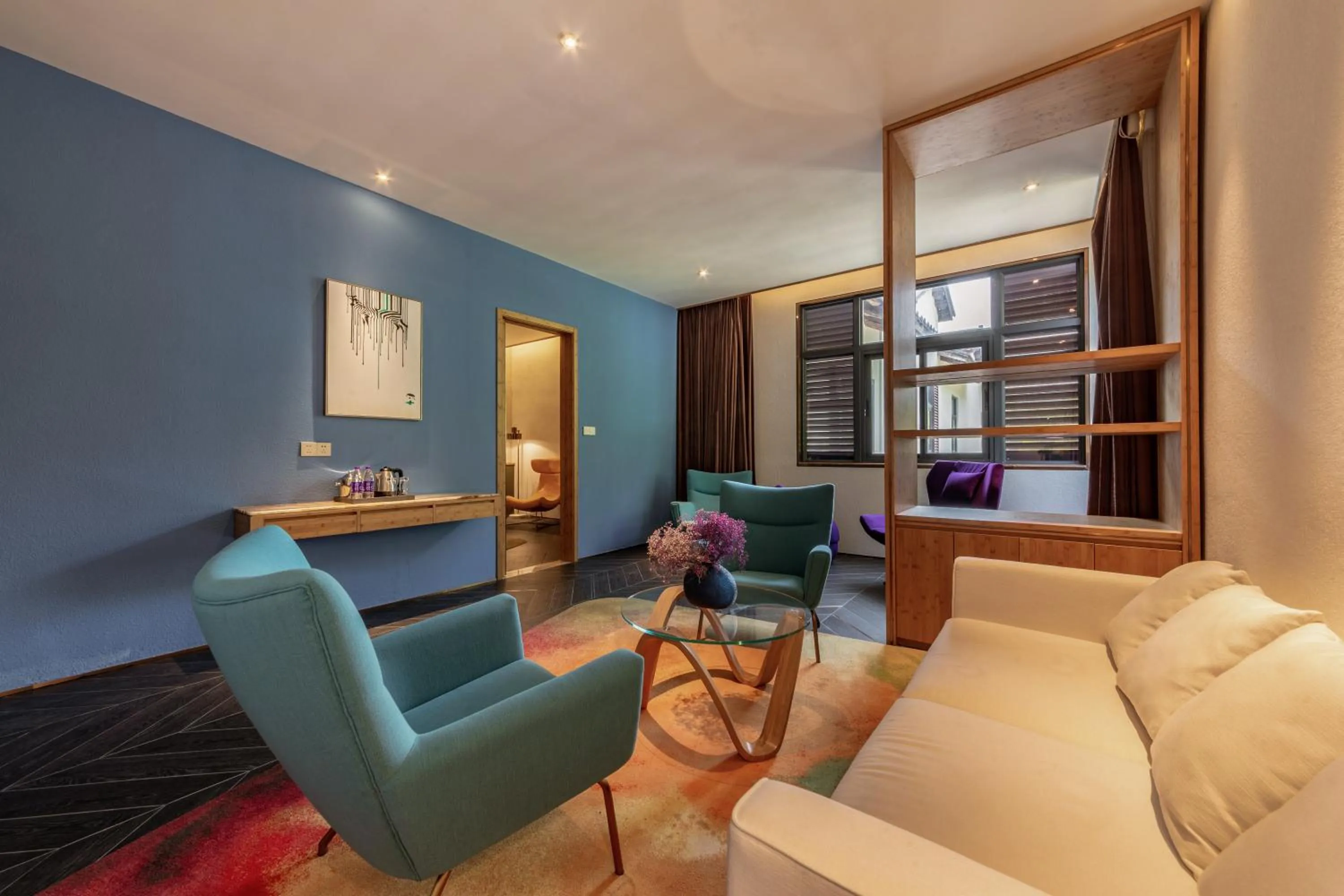 Living room in Nanxianglou Art Hotel