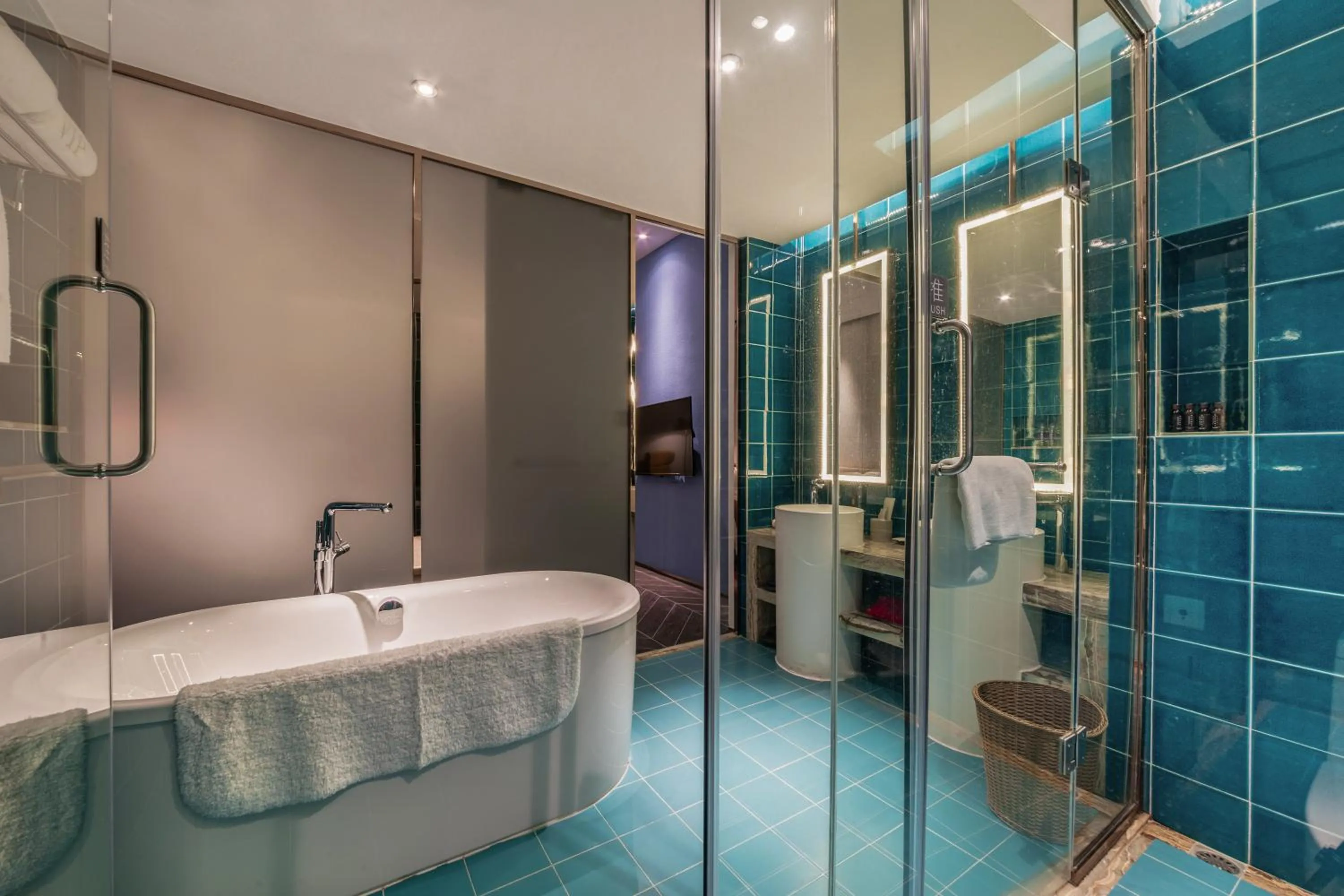 Bathroom in Nanxianglou Art Hotel