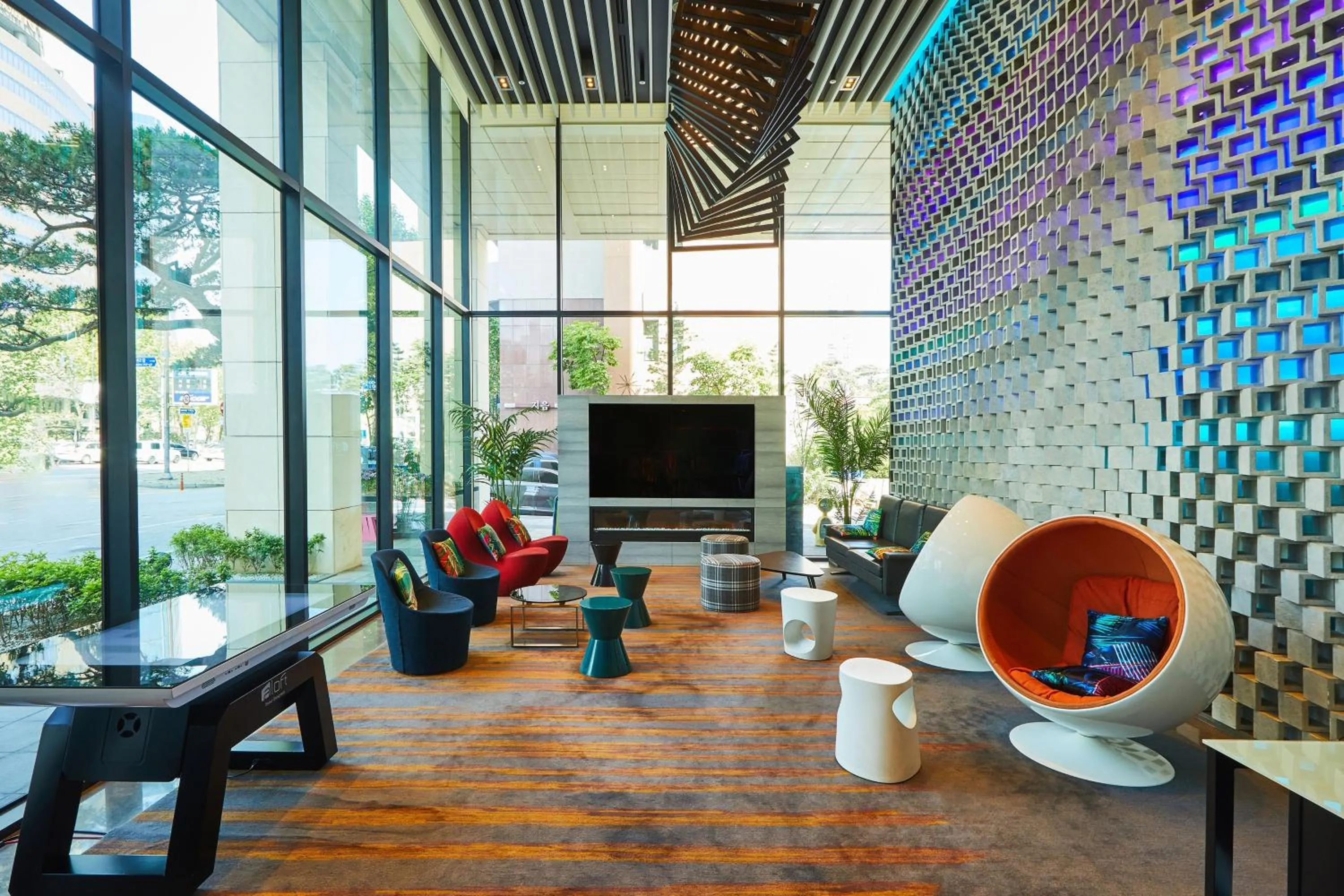 Lounge or bar in Aloft Seoul Gangnam