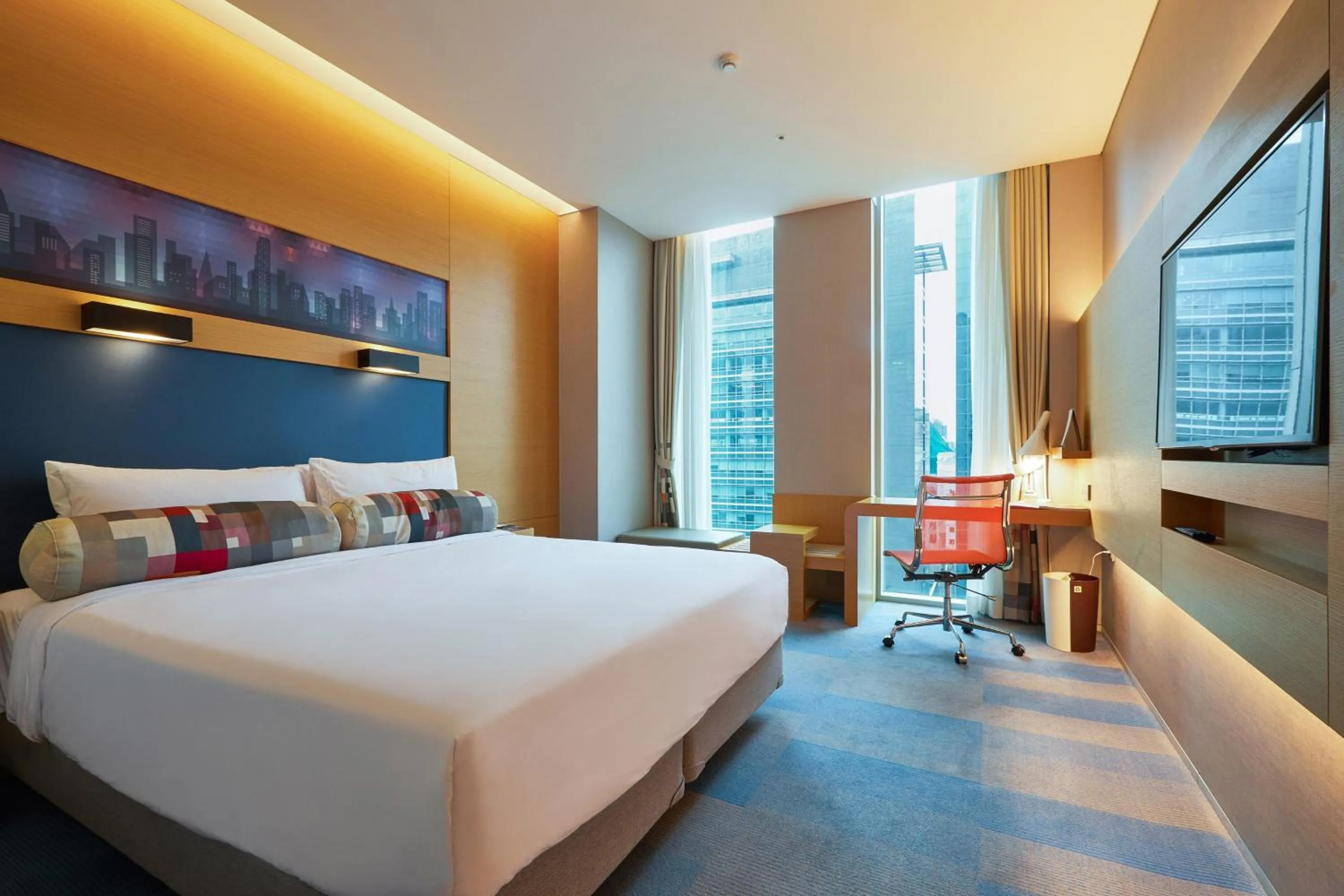 Photo of the whole room, Bed in Aloft Seoul Gangnam