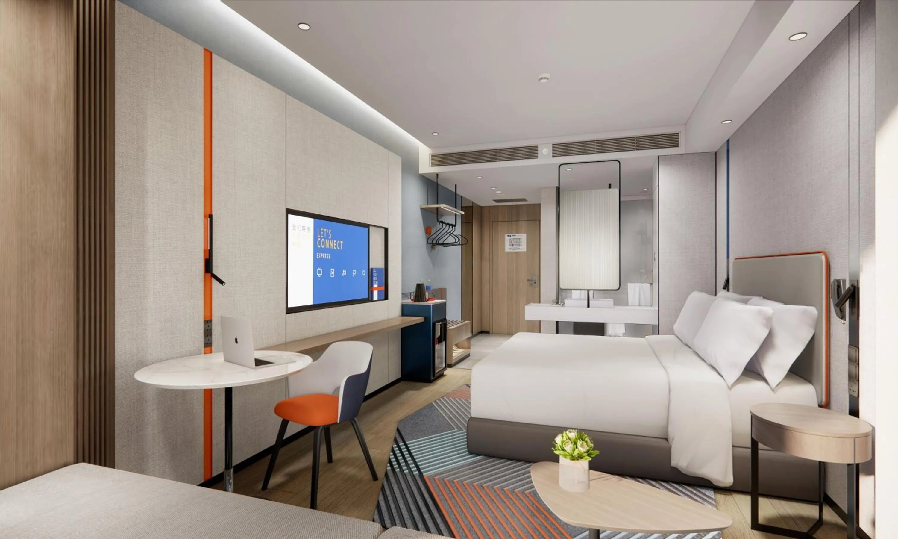 Photo of the whole room in Holiday Inn Express Xi'an Aerospace Town by IHG