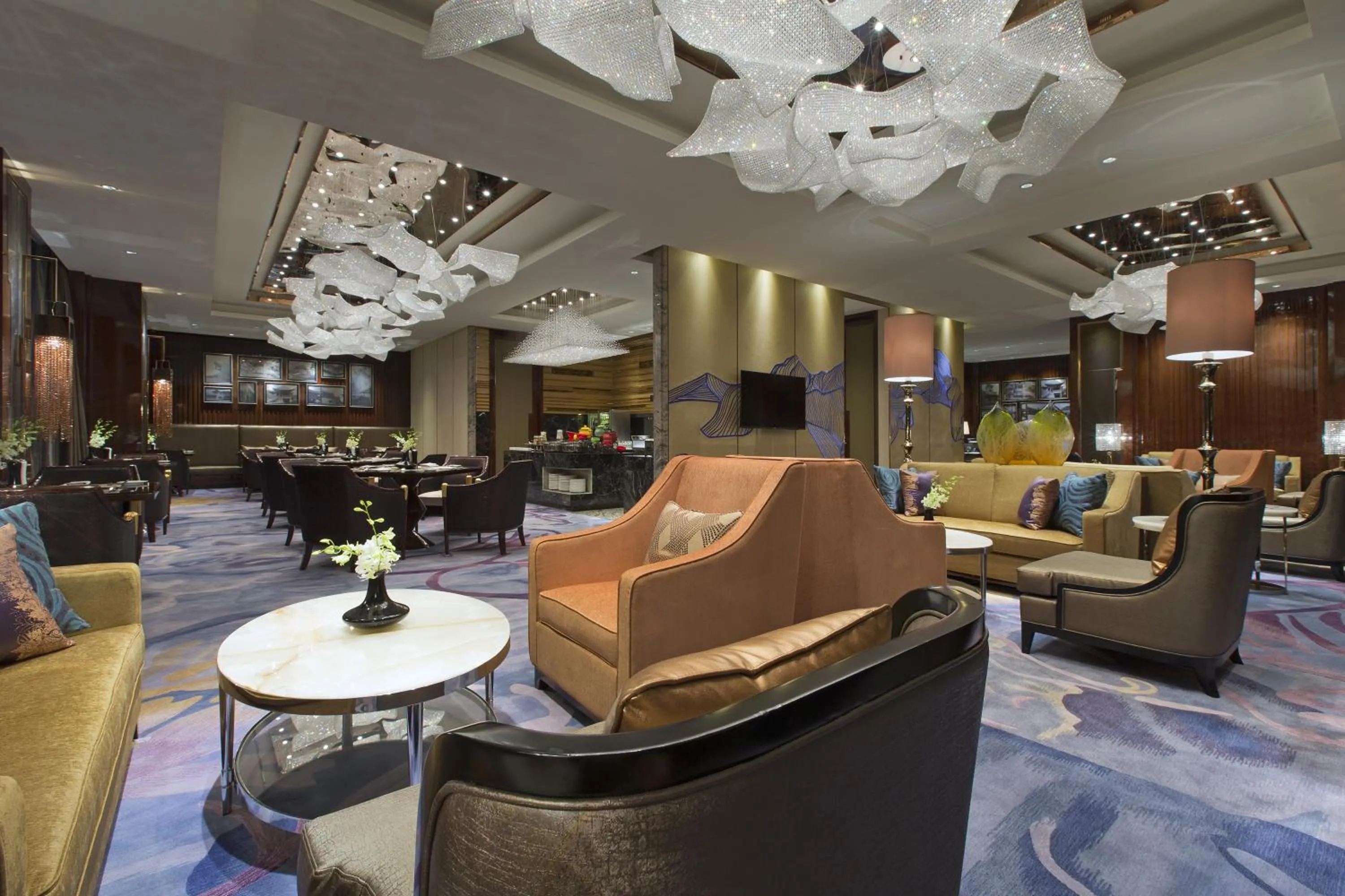 Communal lounge/ TV room in Wanda Vista Dongguan