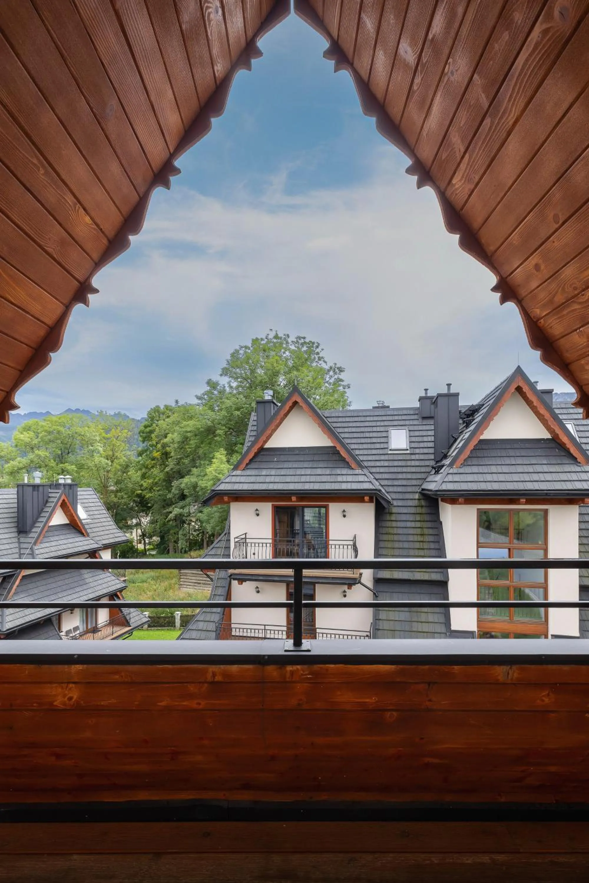 Balcony/Terrace in Salwatoriańska Apartments Mountain View Zakopane by Noclegi Renters