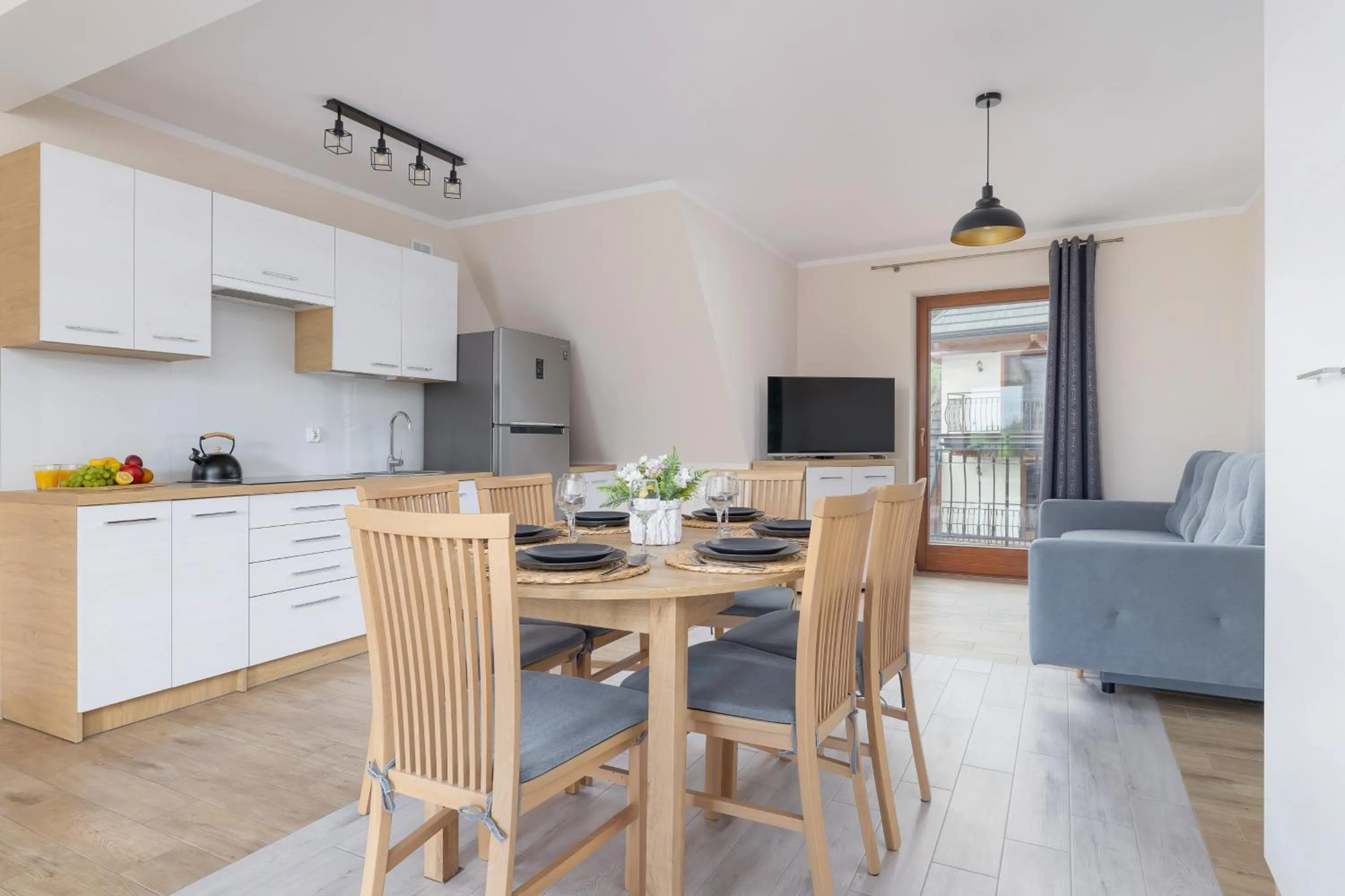 Kitchen or kitchenette in Salwatoriańska Apartments Mountain View Zakopane by Noclegi Renters